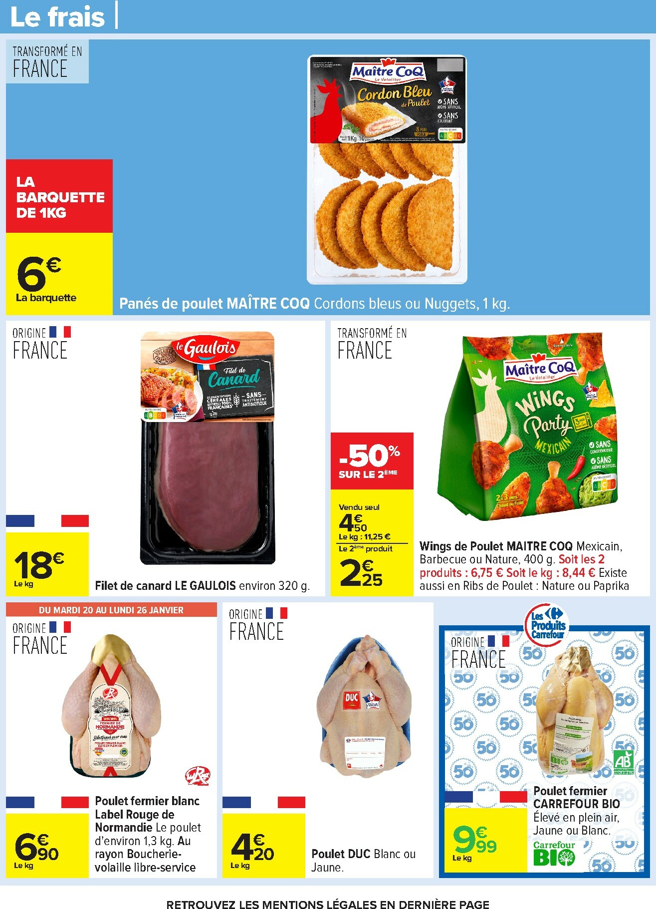 carrefour - Catalogue Carrefour valable du 20/01 au 02/02 - page: 48