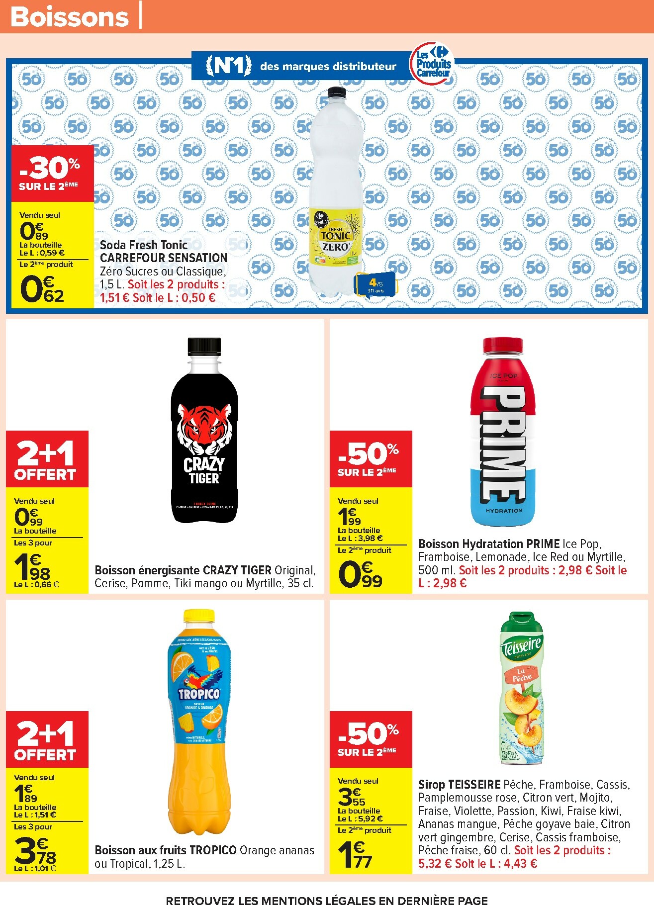 carrefour - Catalogue Carrefour valable du 20/01 au 02/02 - page: 57