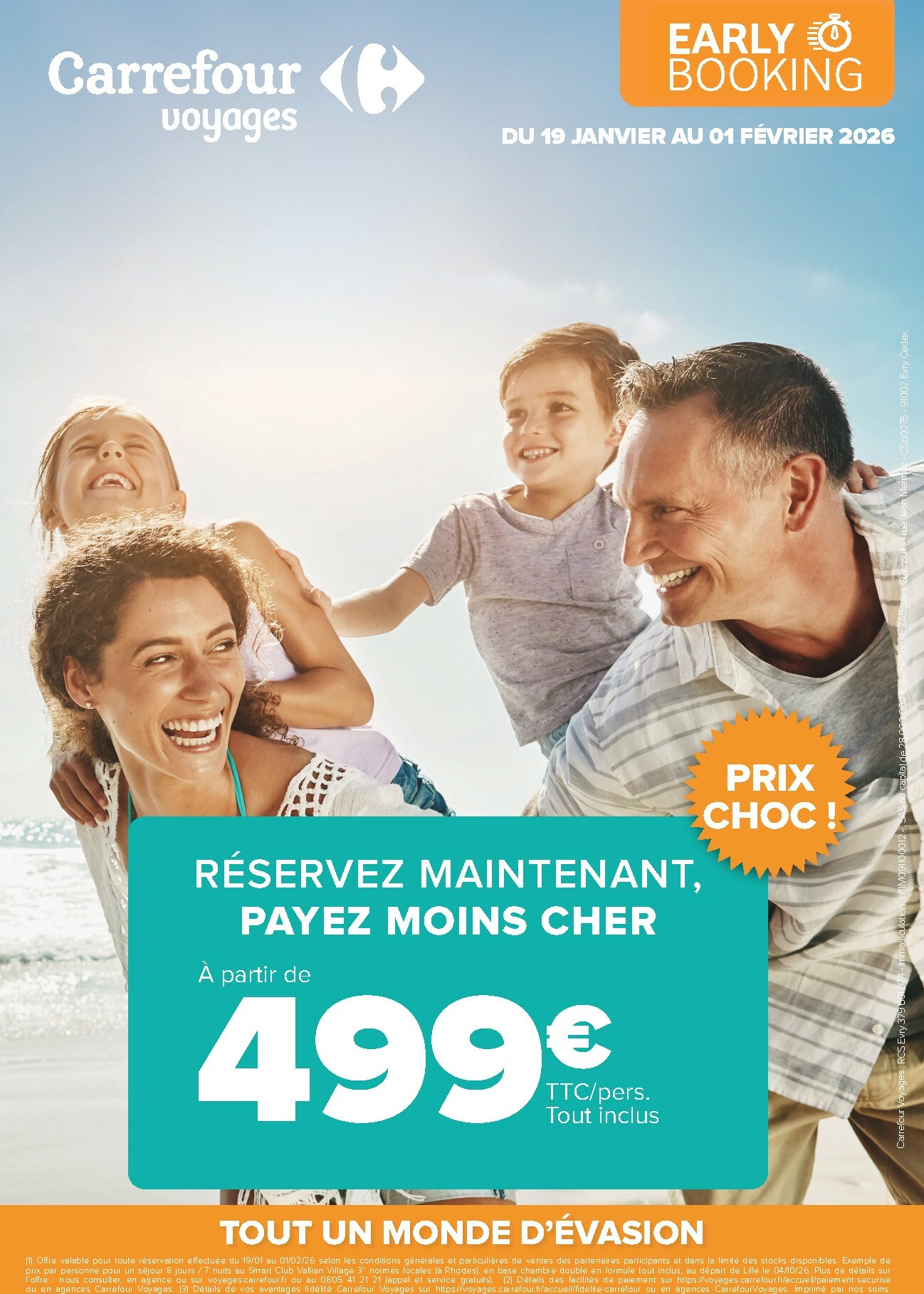 carrefour - Catalogue Carrefour - Voyagez valable du 19/01 au 01/02