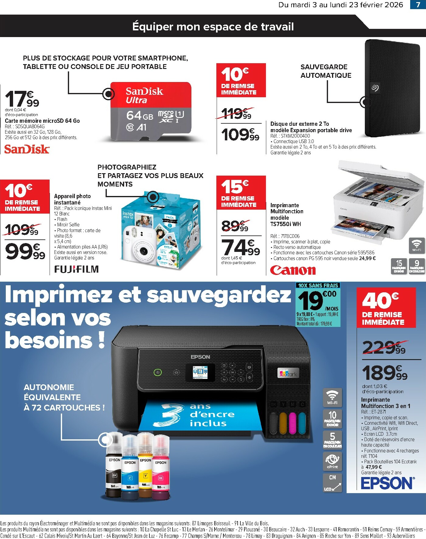 carrefour - Catalogue Carrefour - High-Tech valable du 03/02/2026 au 23/02/2026 - page: 7