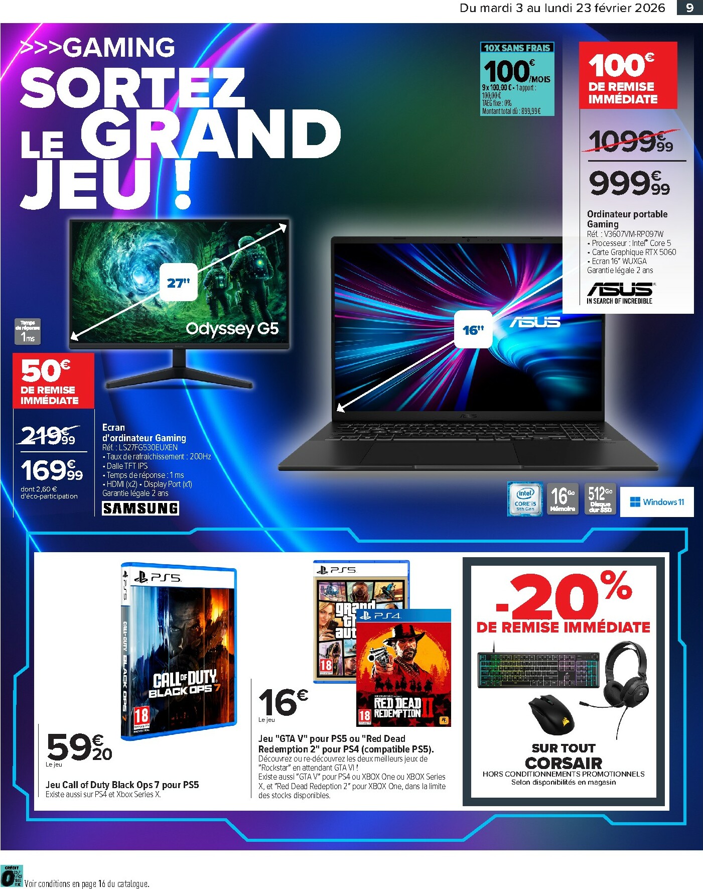 carrefour - Catalogue Carrefour - High-Tech valable du 03/02/2026 au 23/02/2026 - page: 9