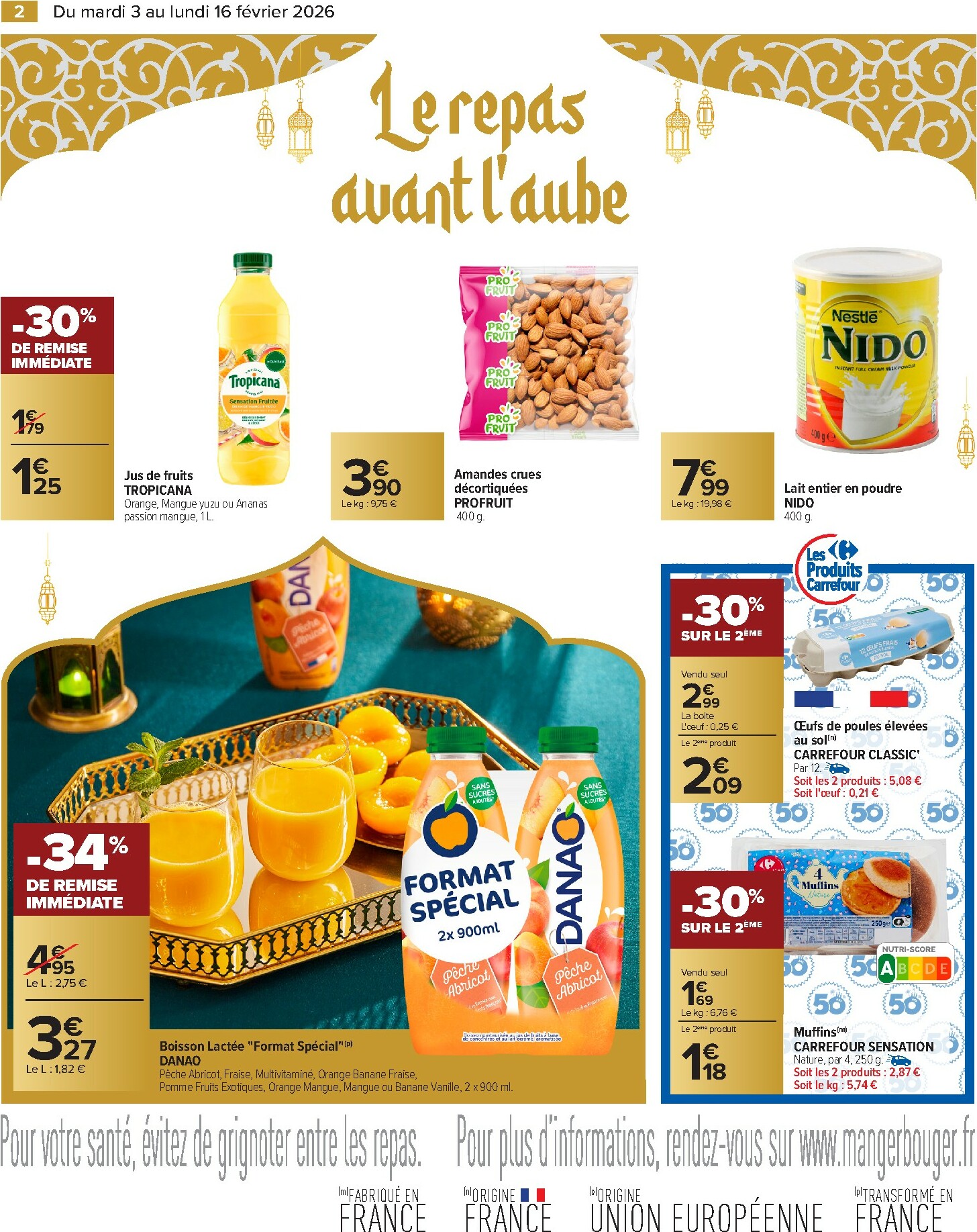 carrefour - Catalogue Carrefour - Ramadan valable du 03/02/2026 au 16/02/2026 - page: 2