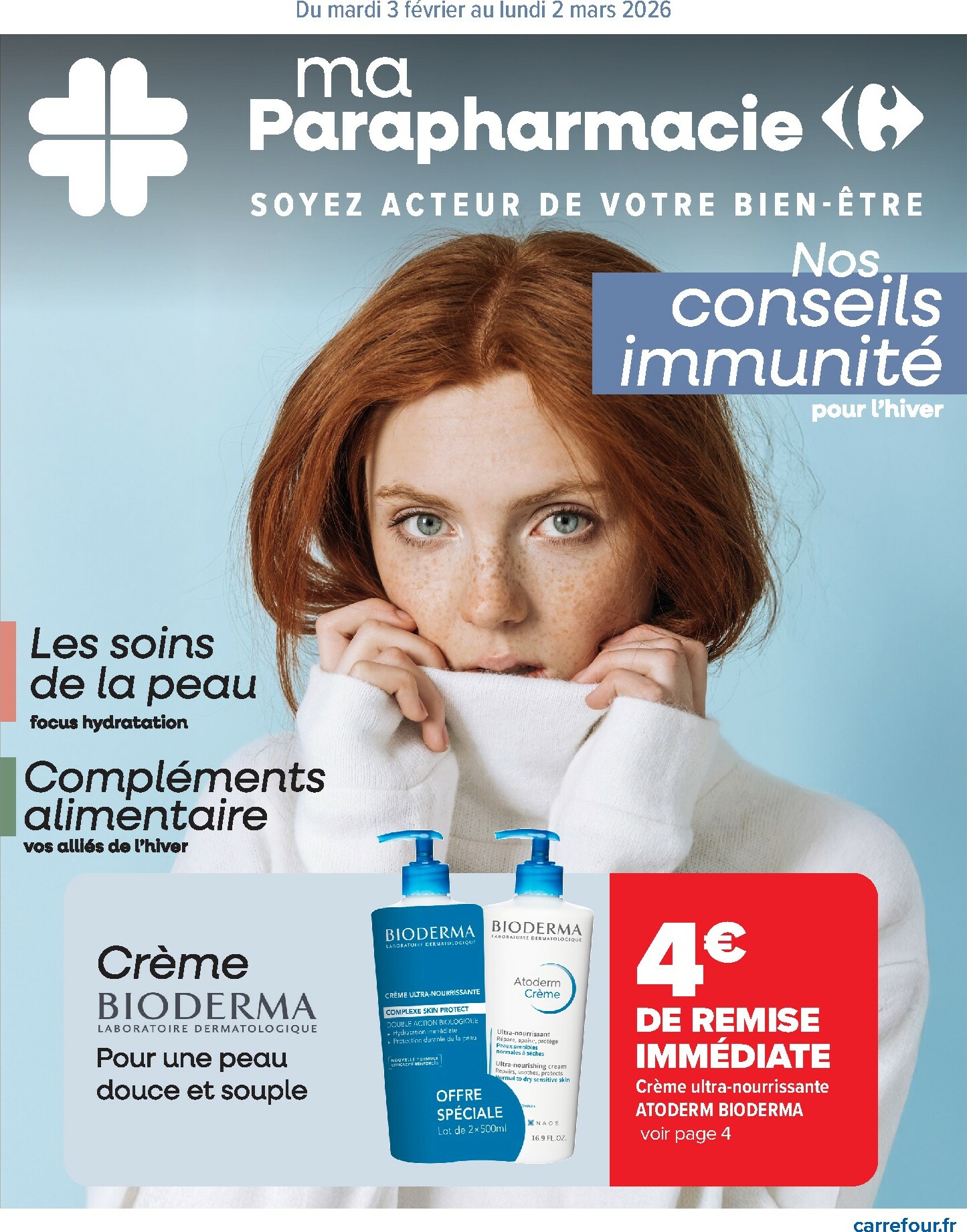 carrefour - Catalogue Carrefour - Parapharmacie valable du 03/02/2026 au 02/03/2026 - page: 1