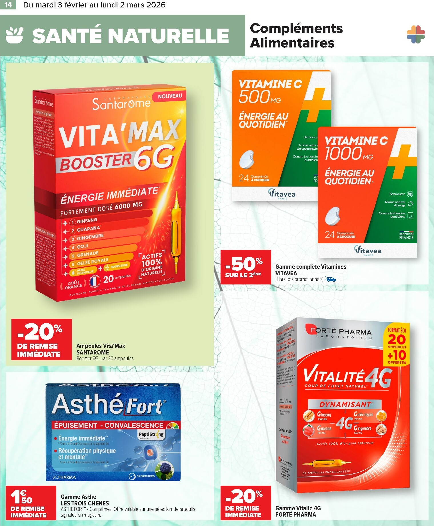 carrefour - Catalogue Carrefour - Parapharmacie valable du 03/02/2026 au 02/03/2026 - page: 14