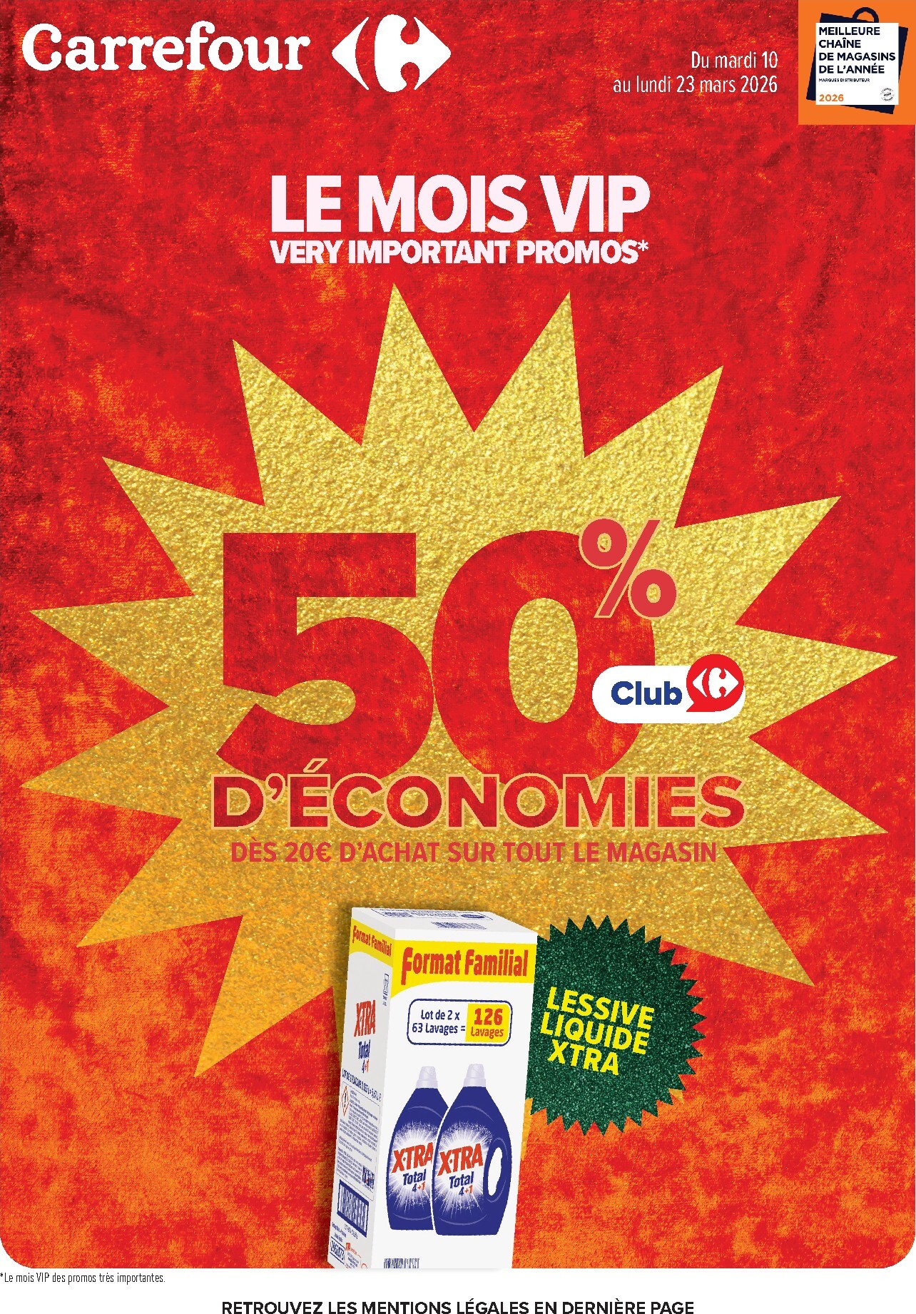 carrefour - Catalogue Carrefour - Le Mois VIP valable du 10/03/2026 au 23/03/2026