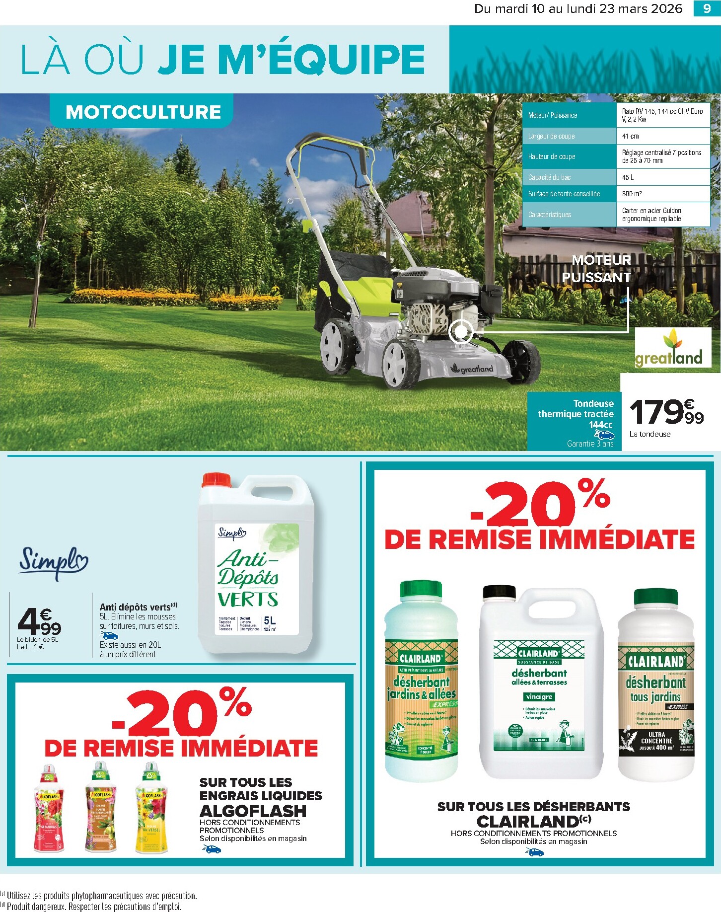 carrefour - Catalogue Carrefour - Jardin Là où La Vie Se Cultive valable du 10/03/2026 au 23/03/2026 - page: 9