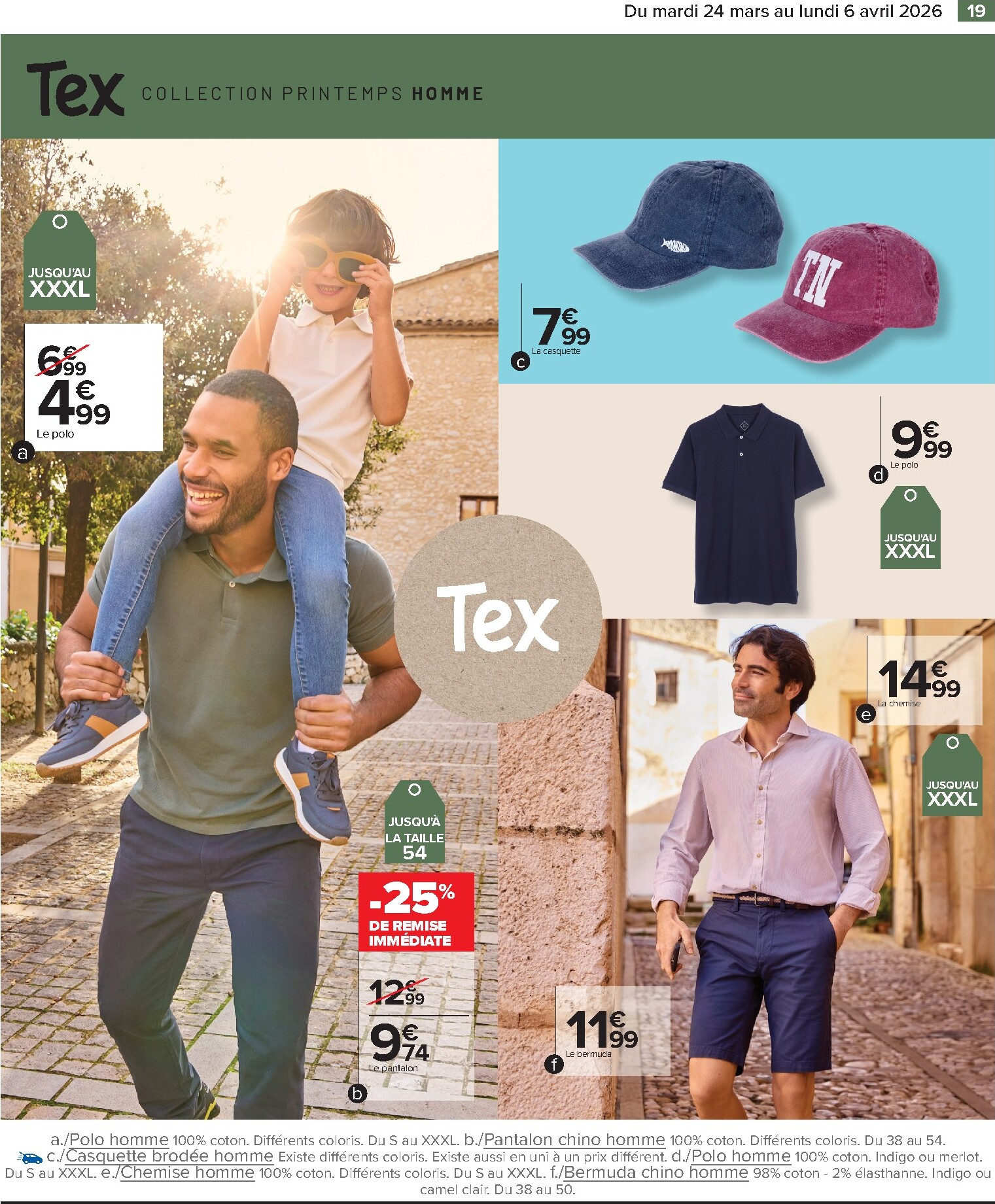 carrefour - Catalogue Carrefour - Textile, Spécial Printemps valable du 24/03/2026 au 06/04/2026 - page: 19