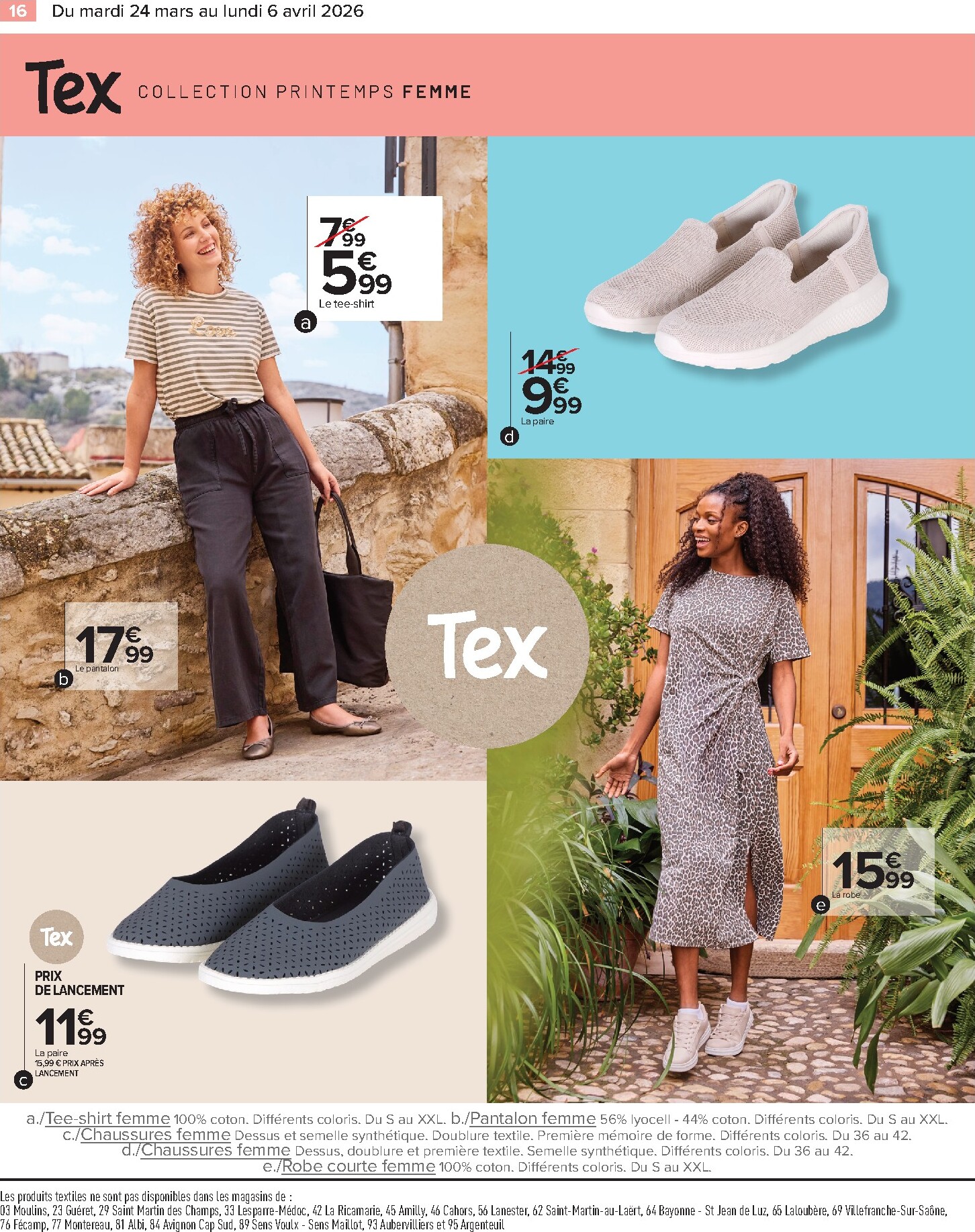 carrefour - Catalogue Carrefour - Textile, Spécial Printemps valable du 24/03/2026 au 06/04/2026 - page: 16