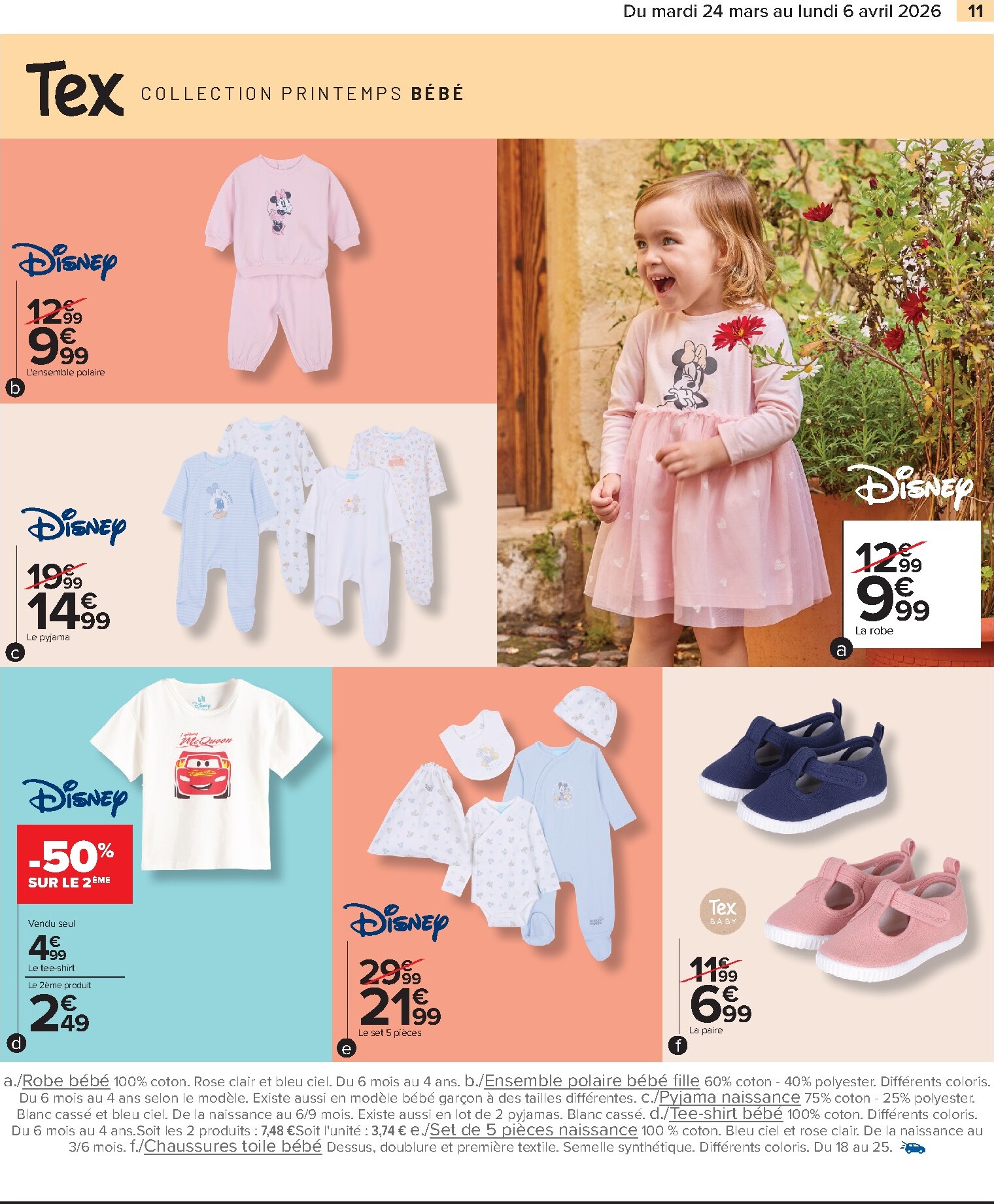 carrefour - Catalogue Carrefour - Textile, Spécial Printemps valable du 24/03/2026 au 06/04/2026 - page: 11