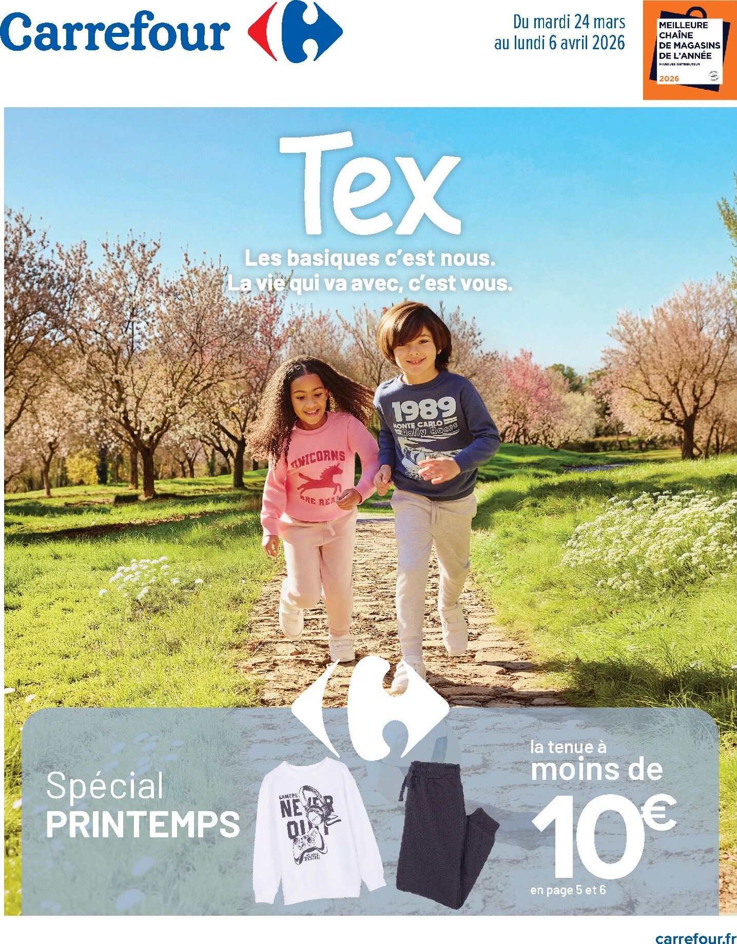 carrefour - Catalogue Carrefour - Textile, Spécial Printemps valable du 24/03/2026 au 06/04/2026