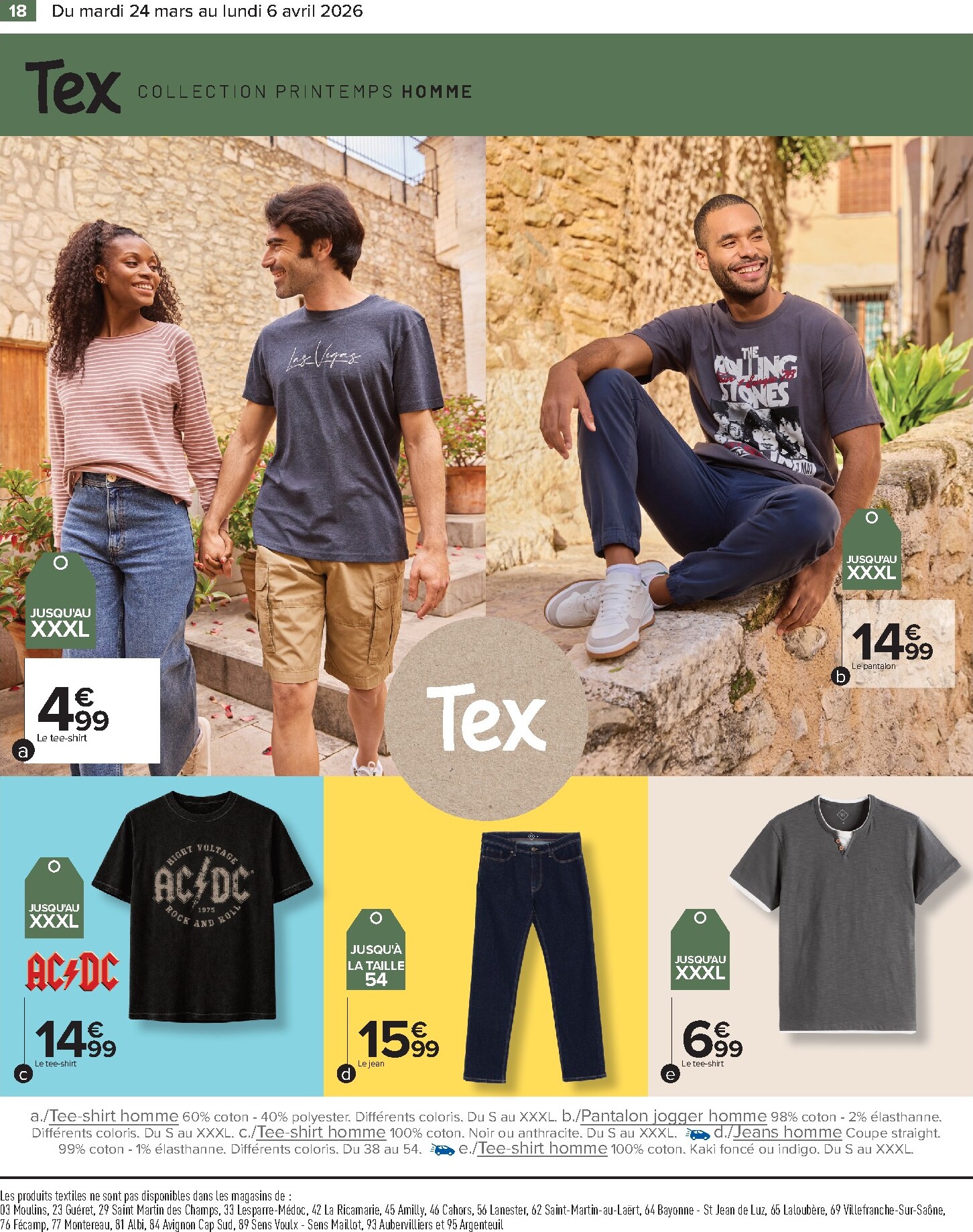 carrefour - Catalogue Carrefour - Textile, Spécial Printemps valable du 24/03/2026 au 06/04/2026 - page: 18