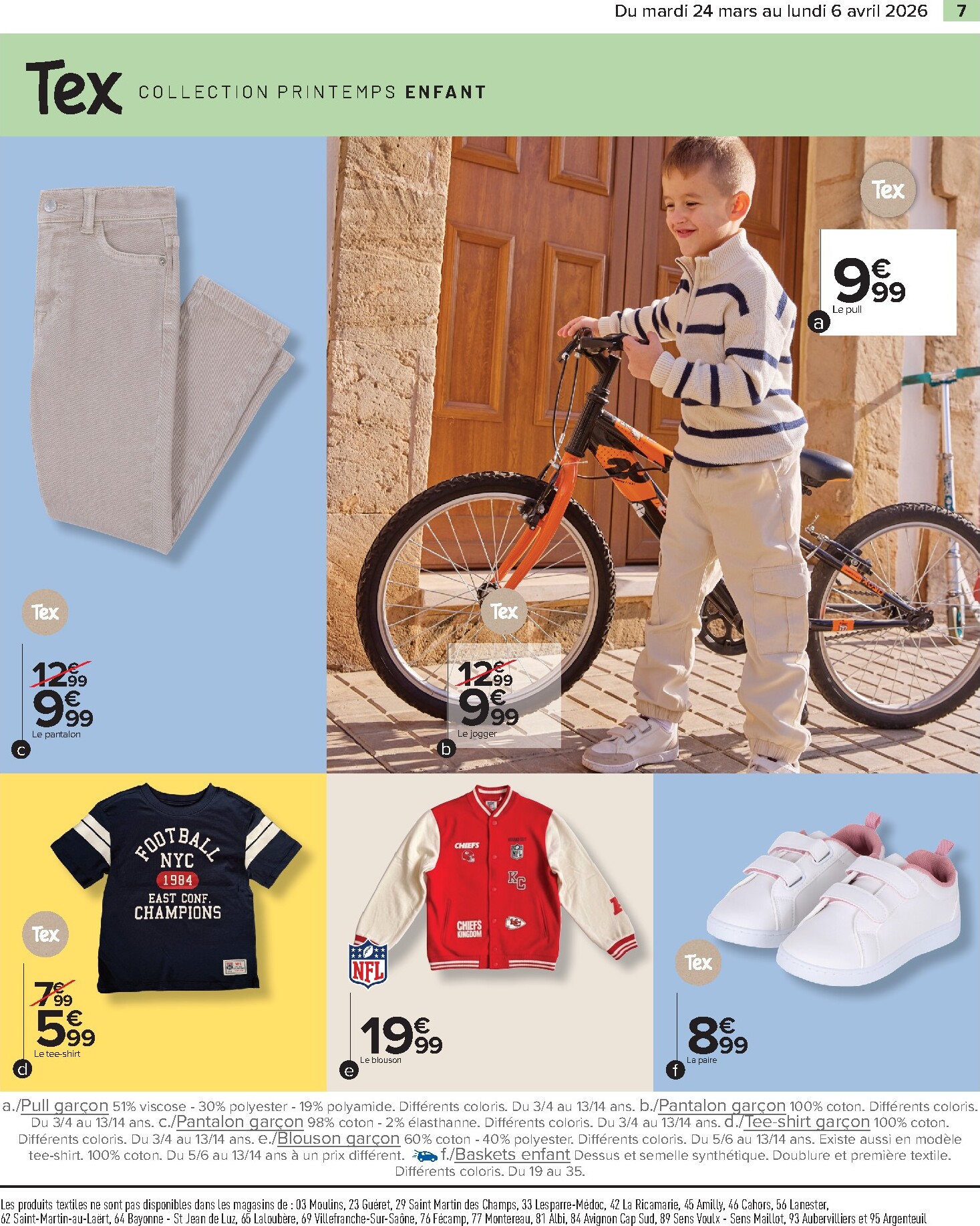 carrefour - Catalogue Carrefour - Textile, Spécial Printemps valable du 24/03/2026 au 06/04/2026 - page: 7