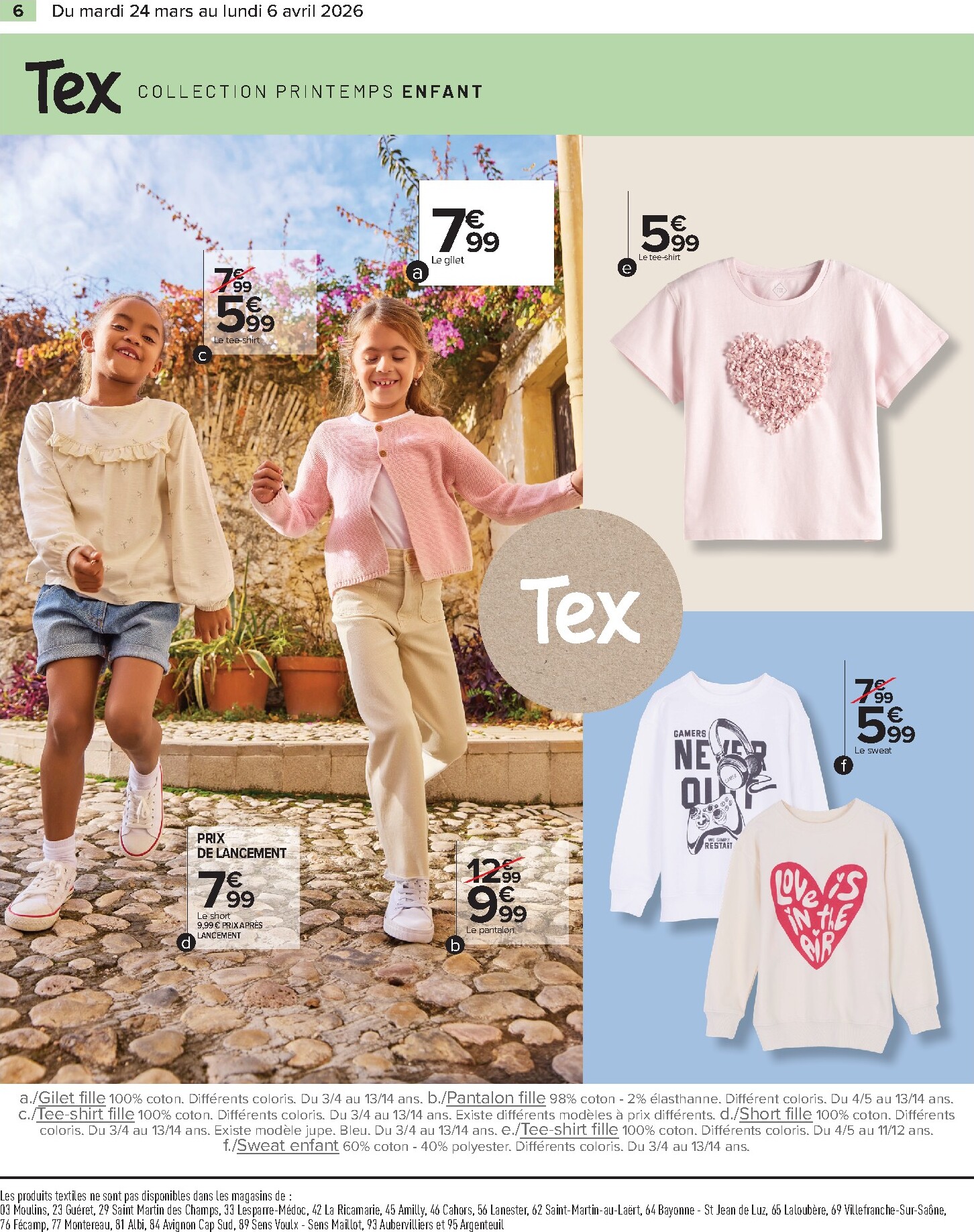 carrefour - Catalogue Carrefour - Textile, Spécial Printemps valable du 24/03/2026 au 06/04/2026 - page: 6