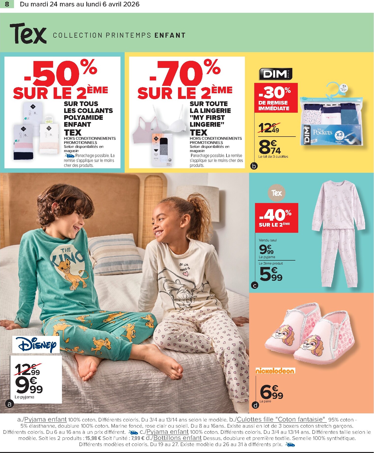 carrefour - Catalogue Carrefour - Textile, Spécial Printemps valable du 24/03/2026 au 06/04/2026 - page: 8