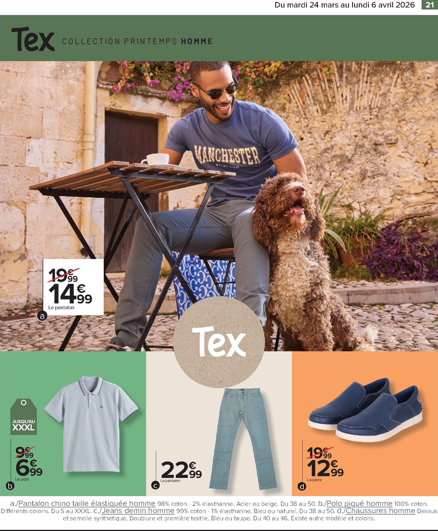 carrefour - Catalogue Carrefour - Textile, Spécial Printemps valable du 24/03/2026 au 06/04/2026 - page: 21