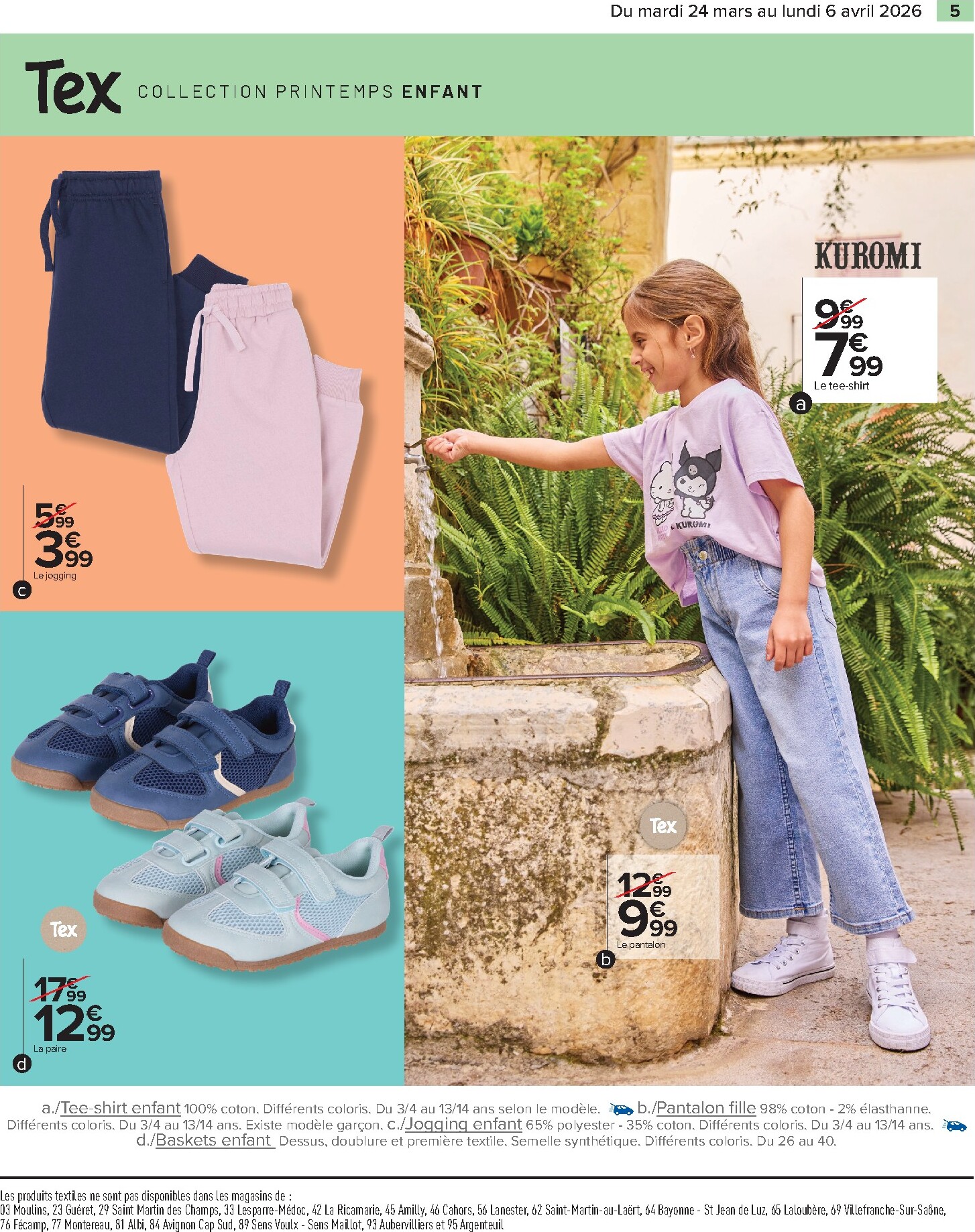 carrefour - Catalogue Carrefour - Textile, Spécial Printemps valable du 24/03/2026 au 06/04/2026 - page: 5