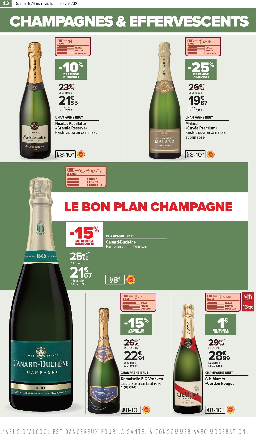 carrefour - Catalogue Carrefour - Foire Aux Vins de Printemps valable du 24/03/2026 au 06/04/2026 - page: 44