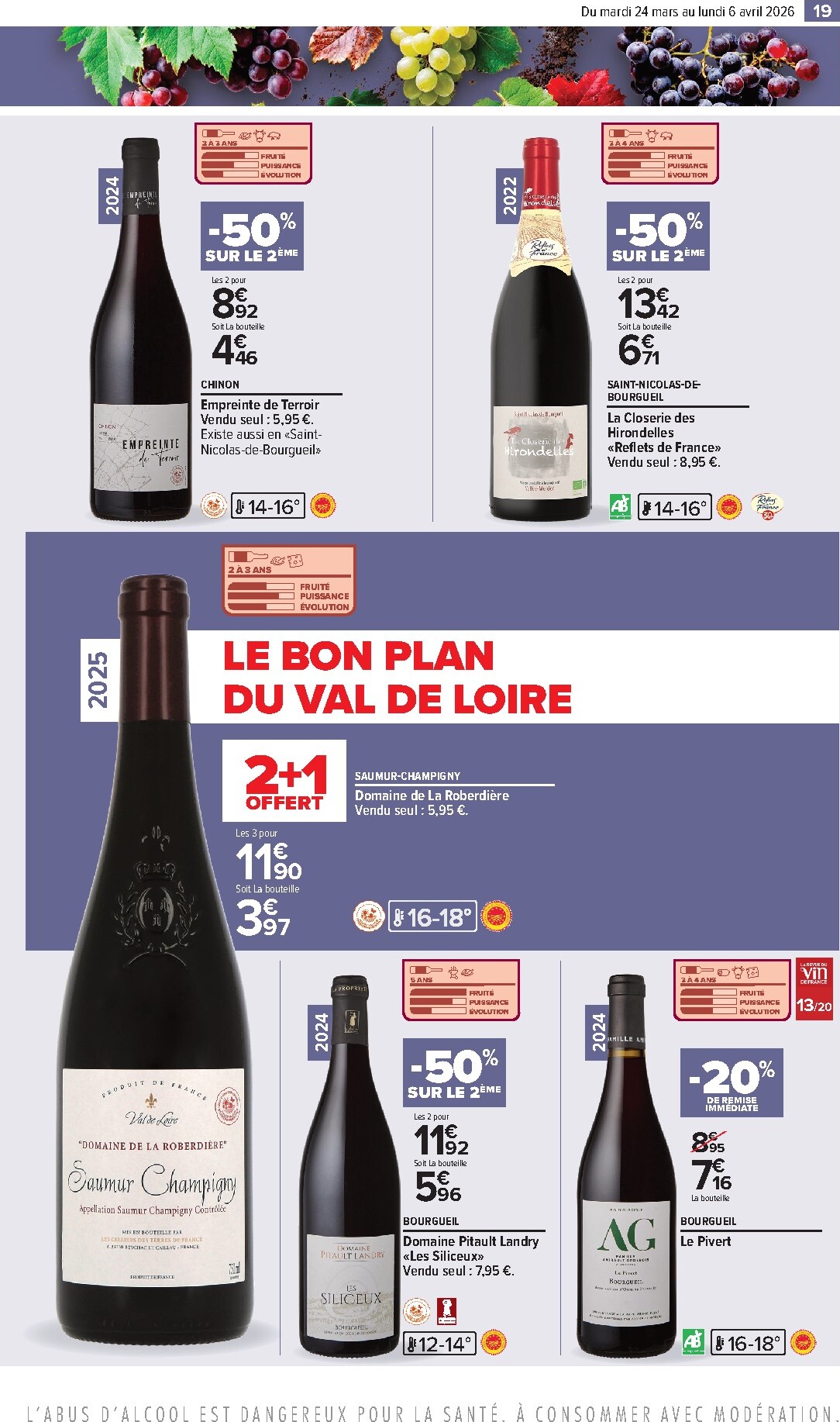 carrefour - Catalogue Carrefour - Foire Aux Vins de Printemps valable du 24/03/2026 au 06/04/2026 - page: 21