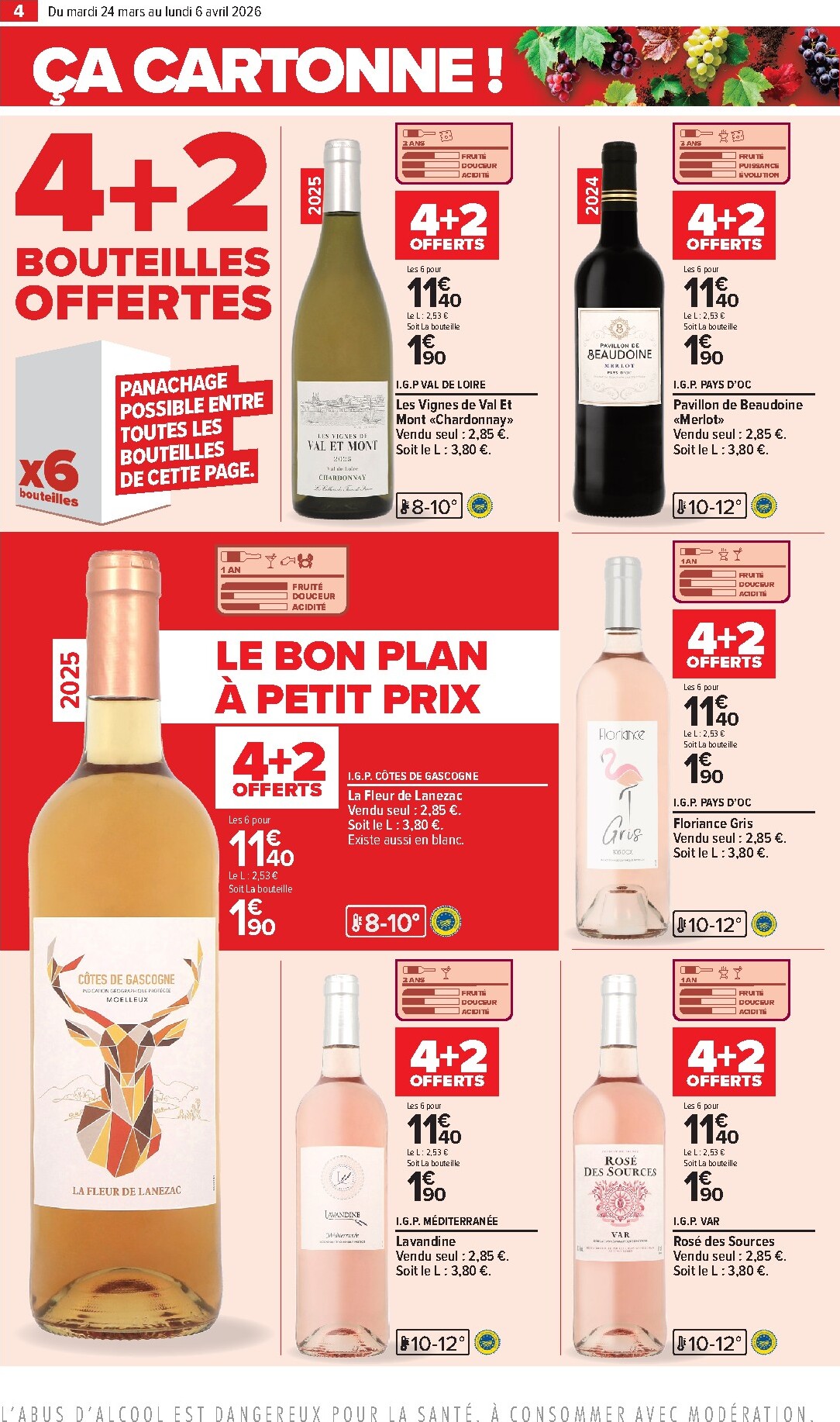 carrefour - Catalogue Carrefour - Foire Aux Vins de Printemps valable du 24/03/2026 au 06/04/2026 - page: 6