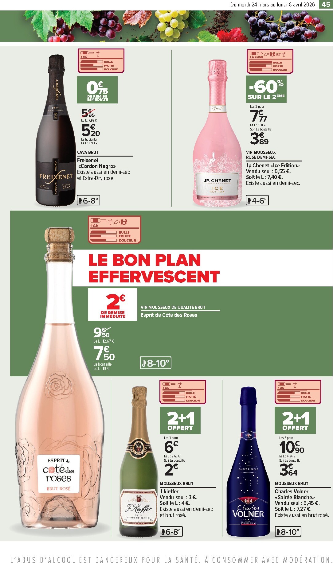 carrefour - Catalogue Carrefour - Foire Aux Vins de Printemps valable du 24/03/2026 au 06/04/2026 - page: 47