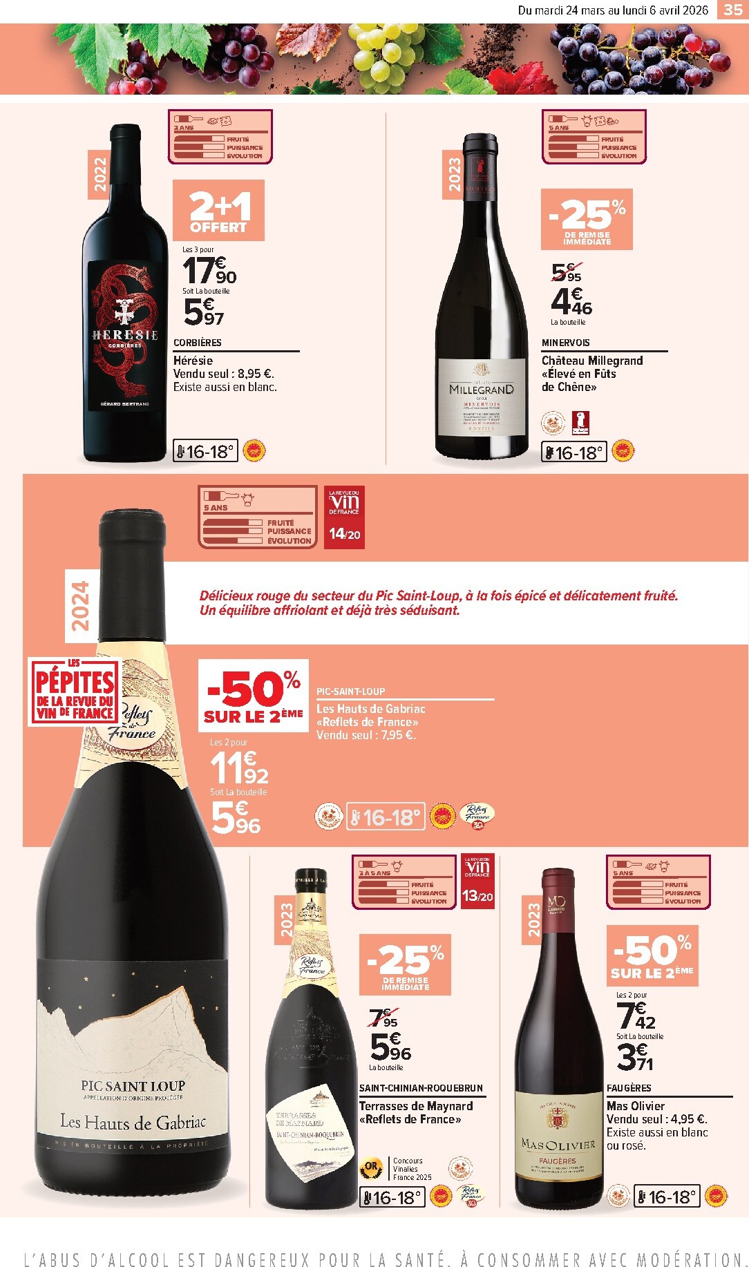 carrefour - Catalogue Carrefour - Foire Aux Vins de Printemps valable du 24/03/2026 au 06/04/2026 - page: 37