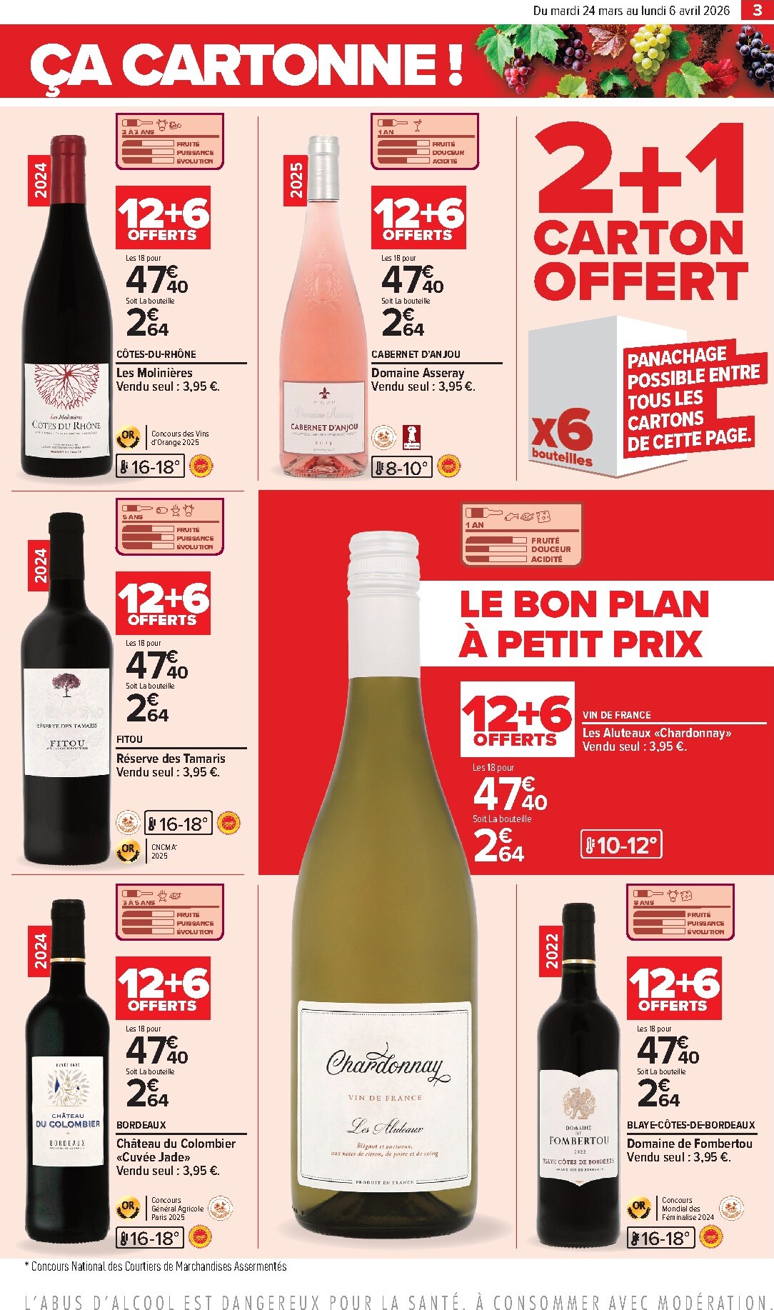 carrefour - Catalogue Carrefour - Foire Aux Vins de Printemps valable du 24/03/2026 au 06/04/2026 - page: 5