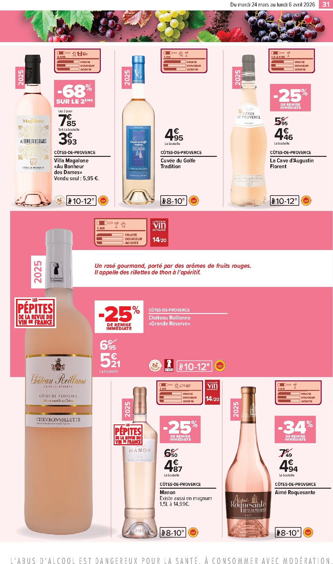 carrefour - Catalogue Carrefour - Foire Aux Vins de Printemps valable du 24/03/2026 au 06/04/2026 - page: 33
