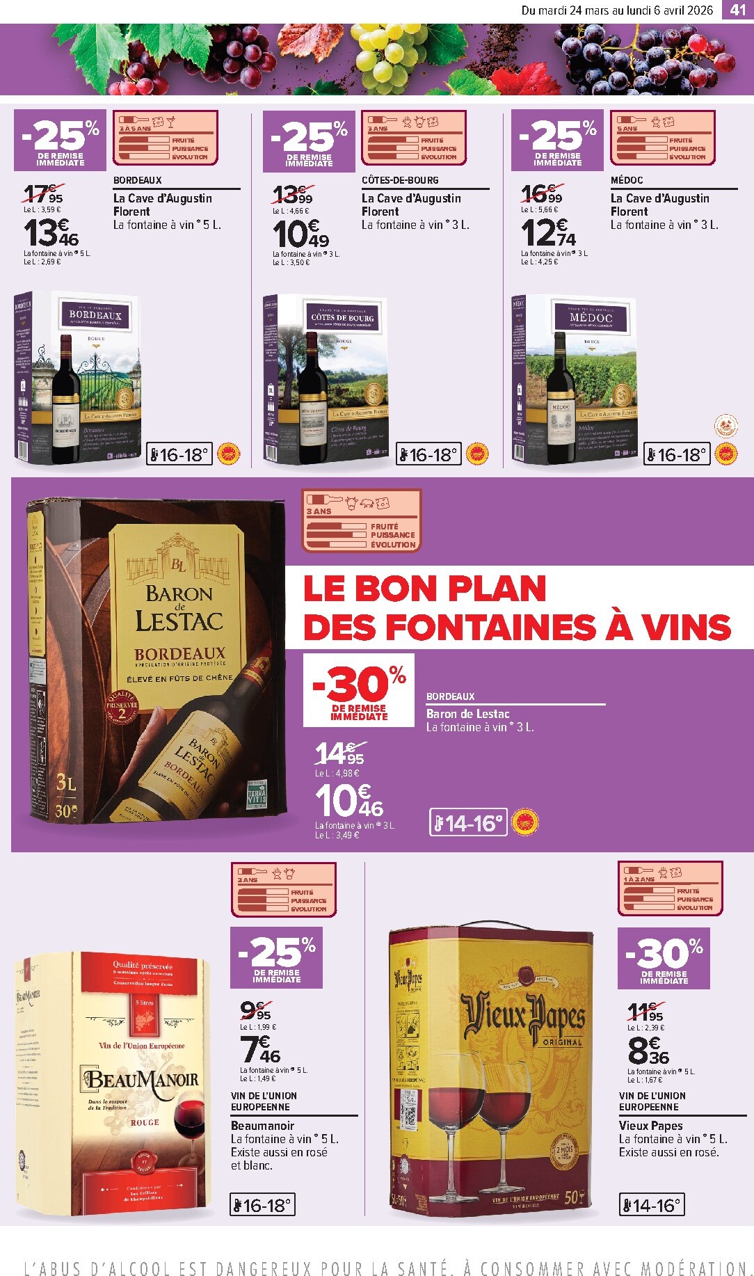 carrefour - Catalogue Carrefour - Foire Aux Vins de Printemps valable du 24/03/2026 au 06/04/2026 - page: 43