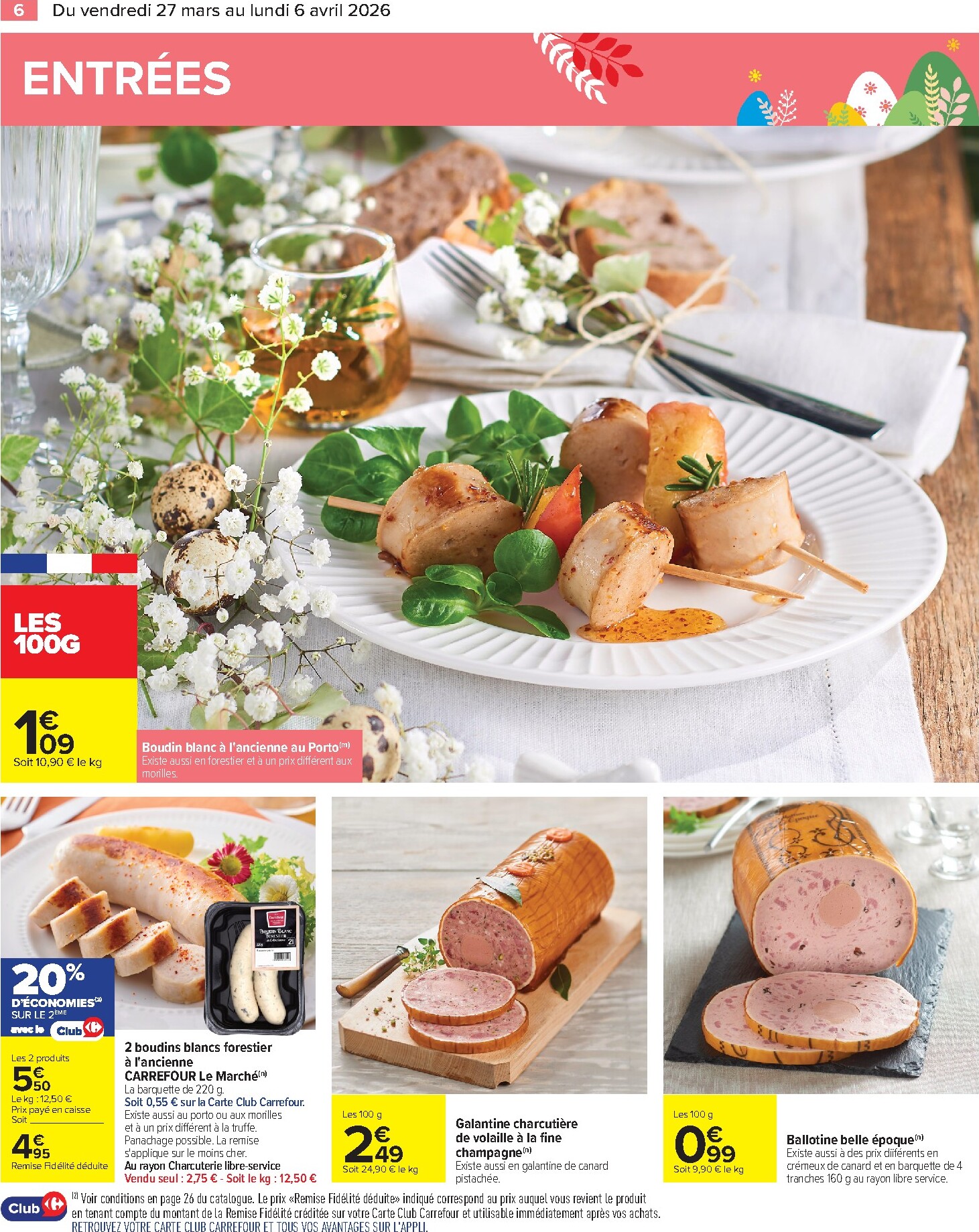 carrefour - Catalogue Carrefour - Pâques Festif valable du 27/03/2026 au 06/04/2026 - page: 6