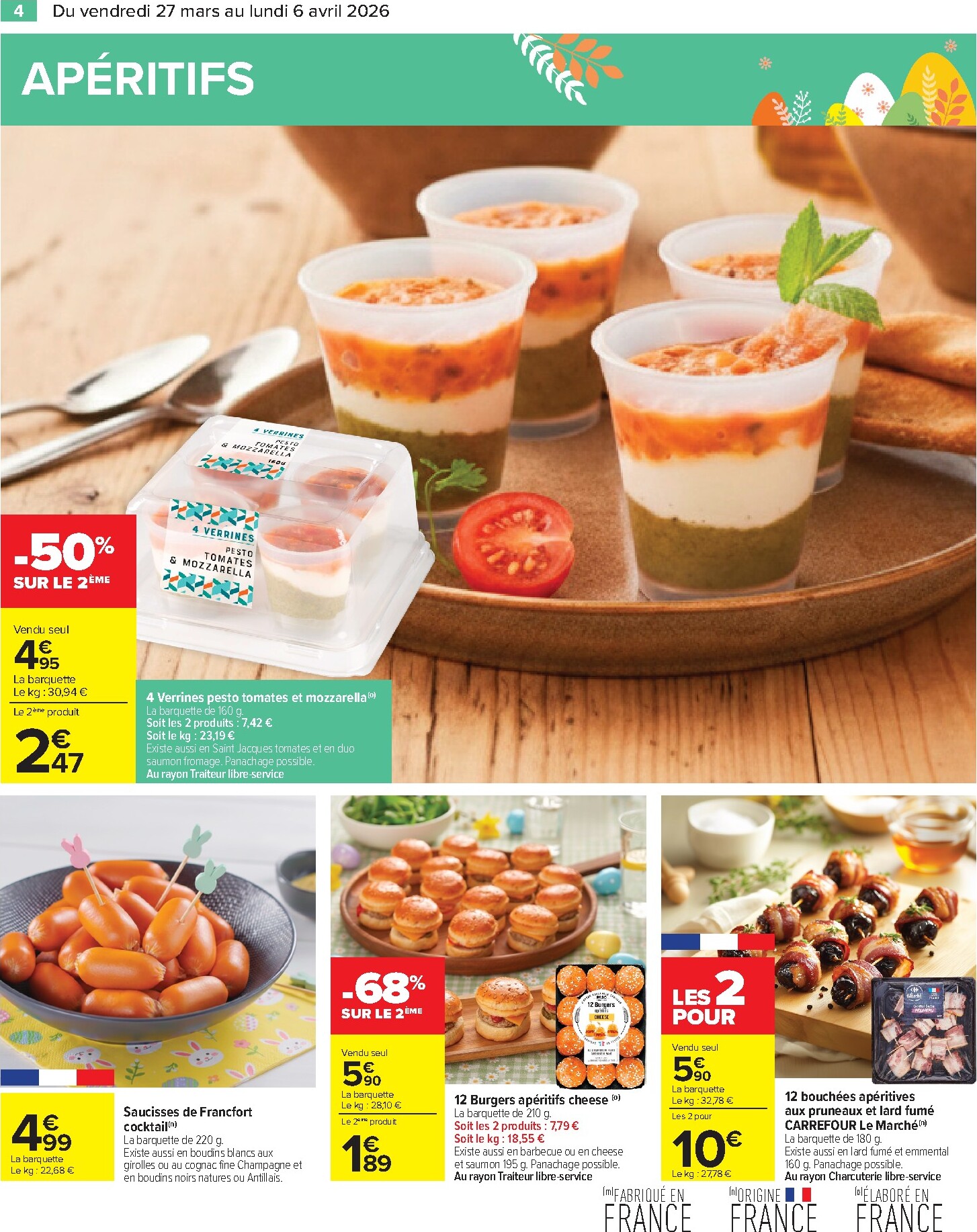 carrefour - Catalogue Carrefour - Pâques Festif valable du 27/03/2026 au 06/04/2026 - page: 4