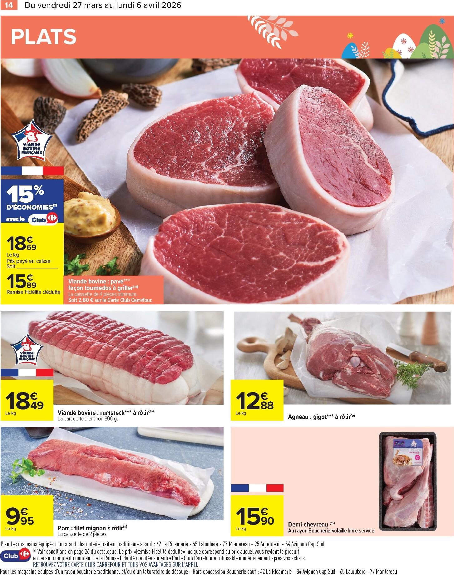 carrefour - Catalogue Carrefour - Pâques Festif valable du 27/03/2026 au 06/04/2026 - page: 14