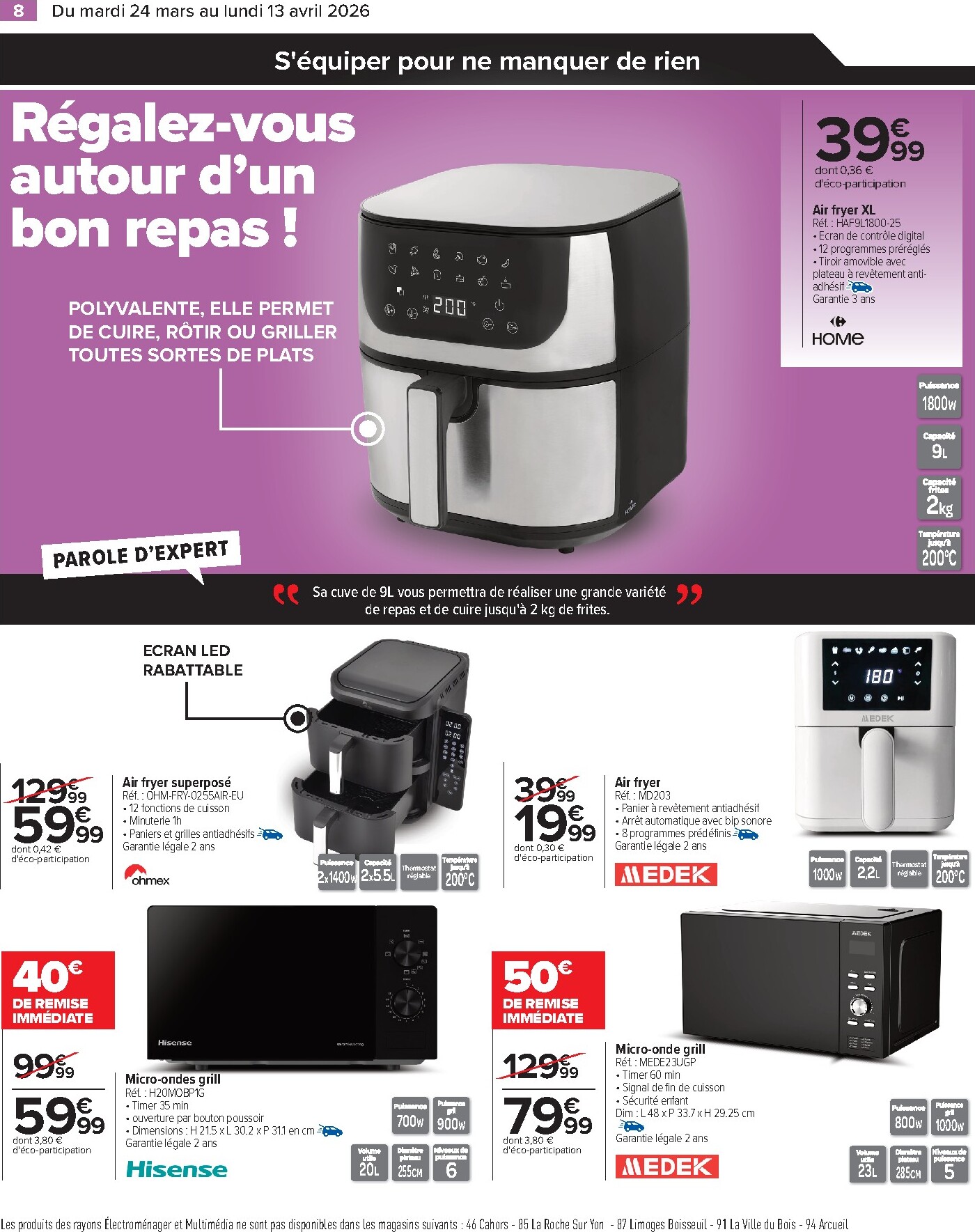 carrefour - Catalogue Carrefour - Faites Enter les Bonnes Affaires de Printemps valable du 24/03/2026 au 13/04/2026 - page: 8