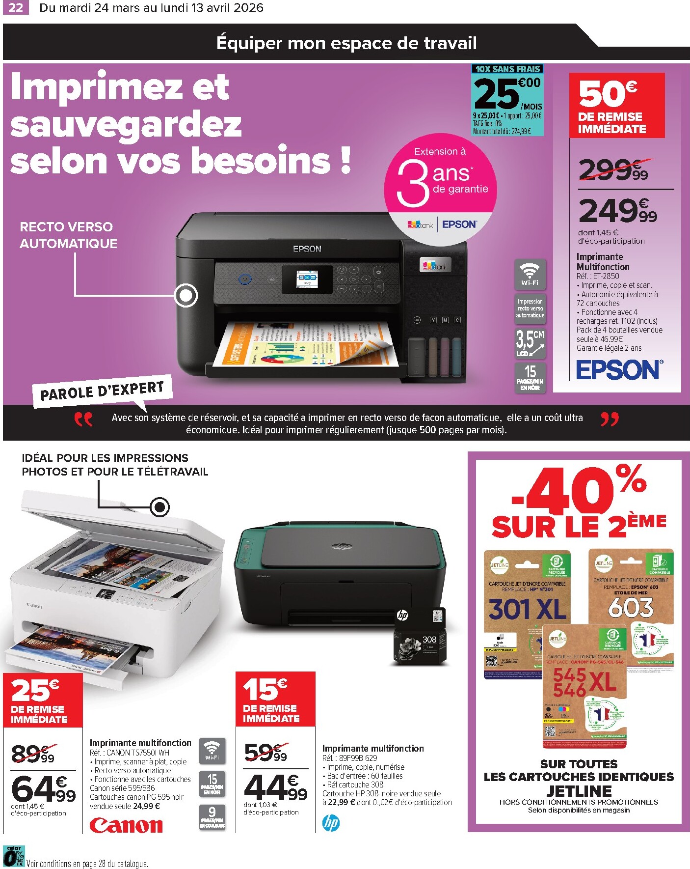 carrefour - Catalogue Carrefour - Faites Enter les Bonnes Affaires de Printemps valable du 24/03/2026 au 13/04/2026 - page: 22