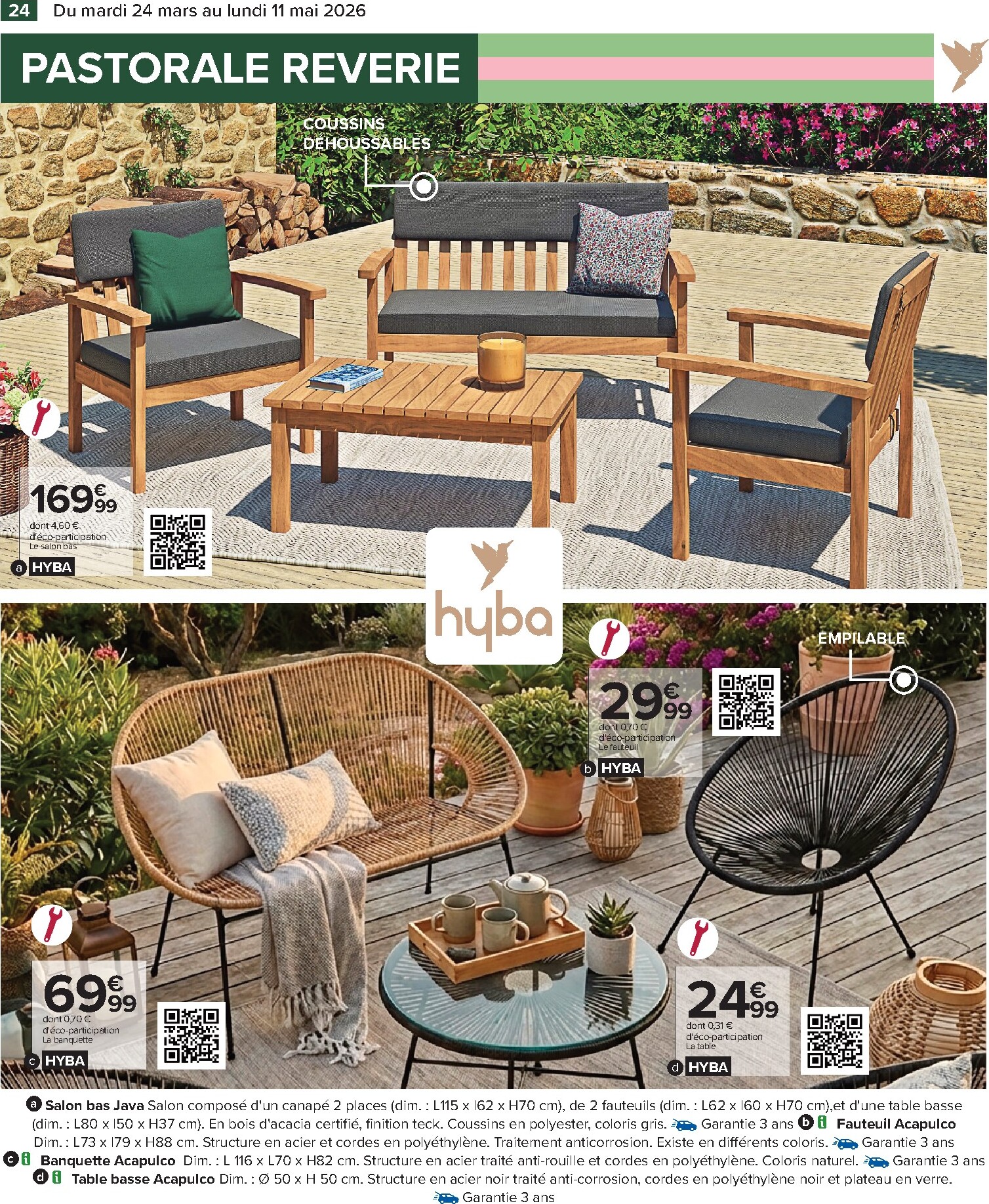 carrefour - Catalogue Carrefour - Jardin là où la Vie se Cultive valable du 24/03/2026 au 11/05/2026 - page: 24