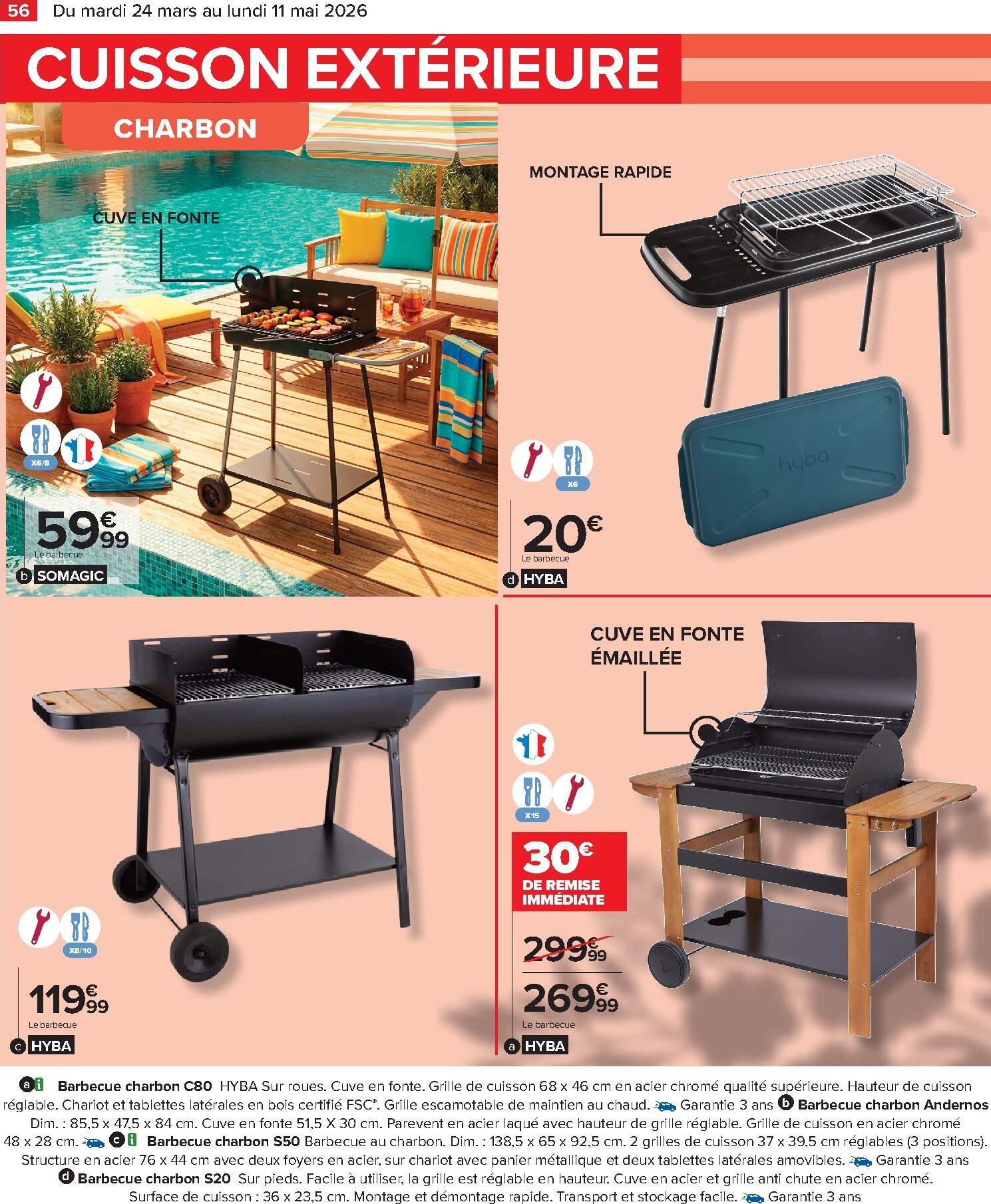 carrefour - Catalogue Carrefour - Jardin là où la Vie se Cultive valable du 24/03/2026 au 11/05/2026 - page: 56