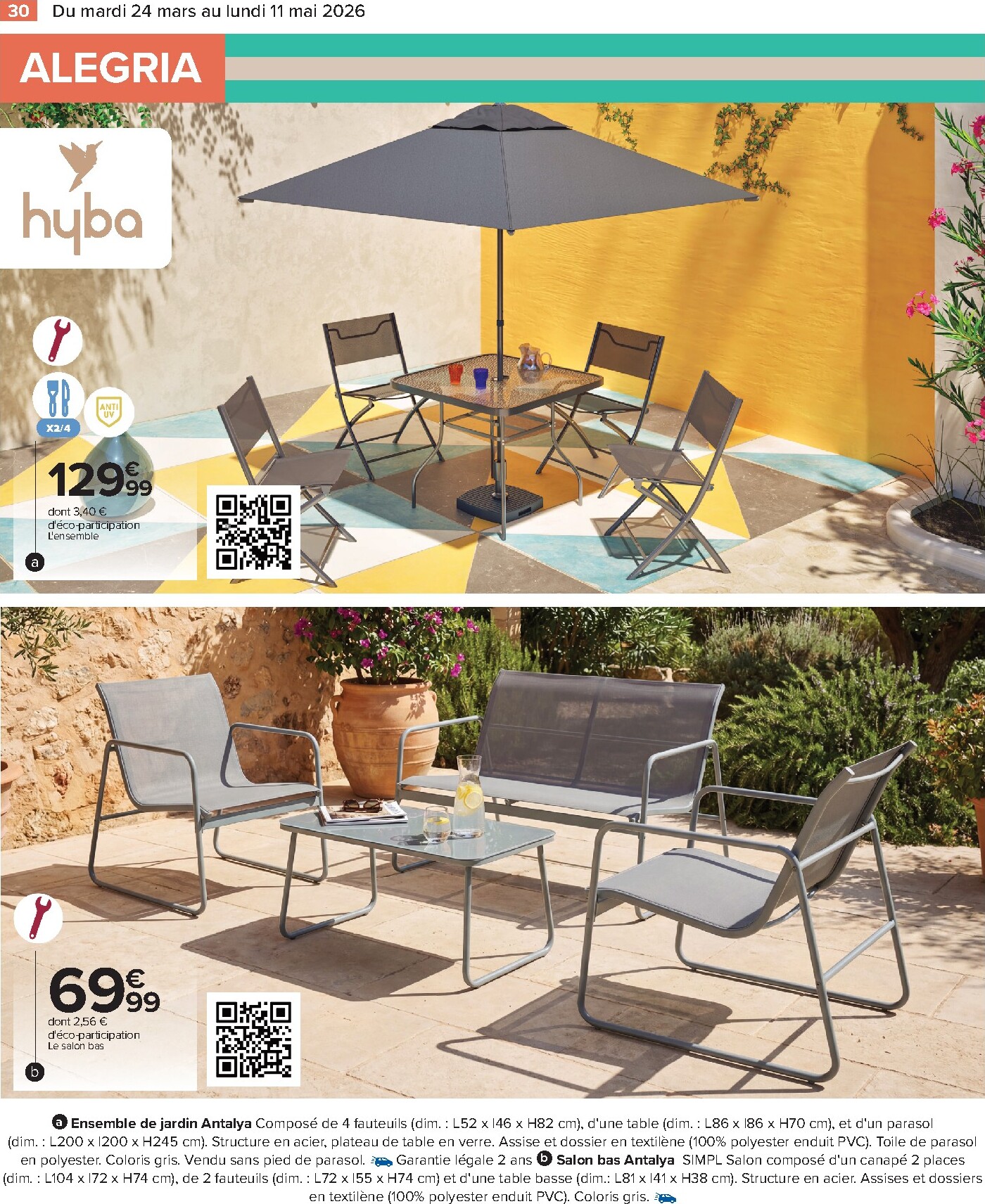 carrefour - Catalogue Carrefour - Jardin là où la Vie se Cultive valable du 24/03/2026 au 11/05/2026 - page: 30