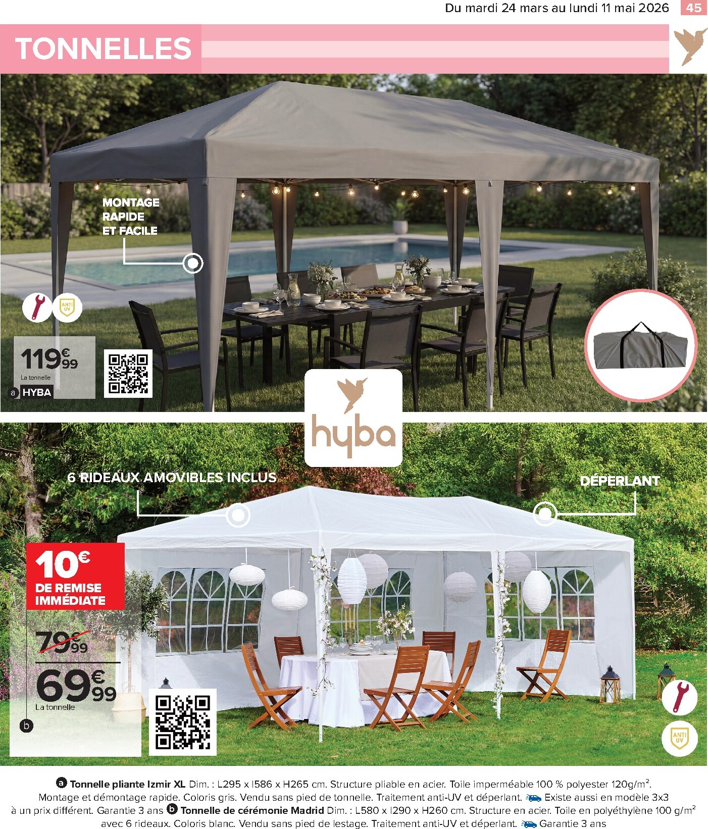 carrefour - Catalogue Carrefour - Jardin là où la Vie se Cultive valable du 24/03/2026 au 11/05/2026 - page: 45