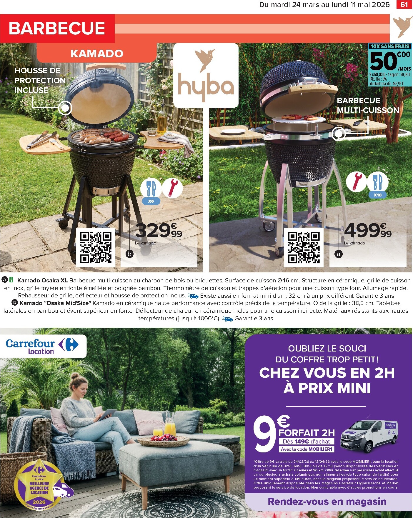 carrefour - Catalogue Carrefour - Jardin là où la Vie se Cultive valable du 24/03/2026 au 11/05/2026 - page: 61