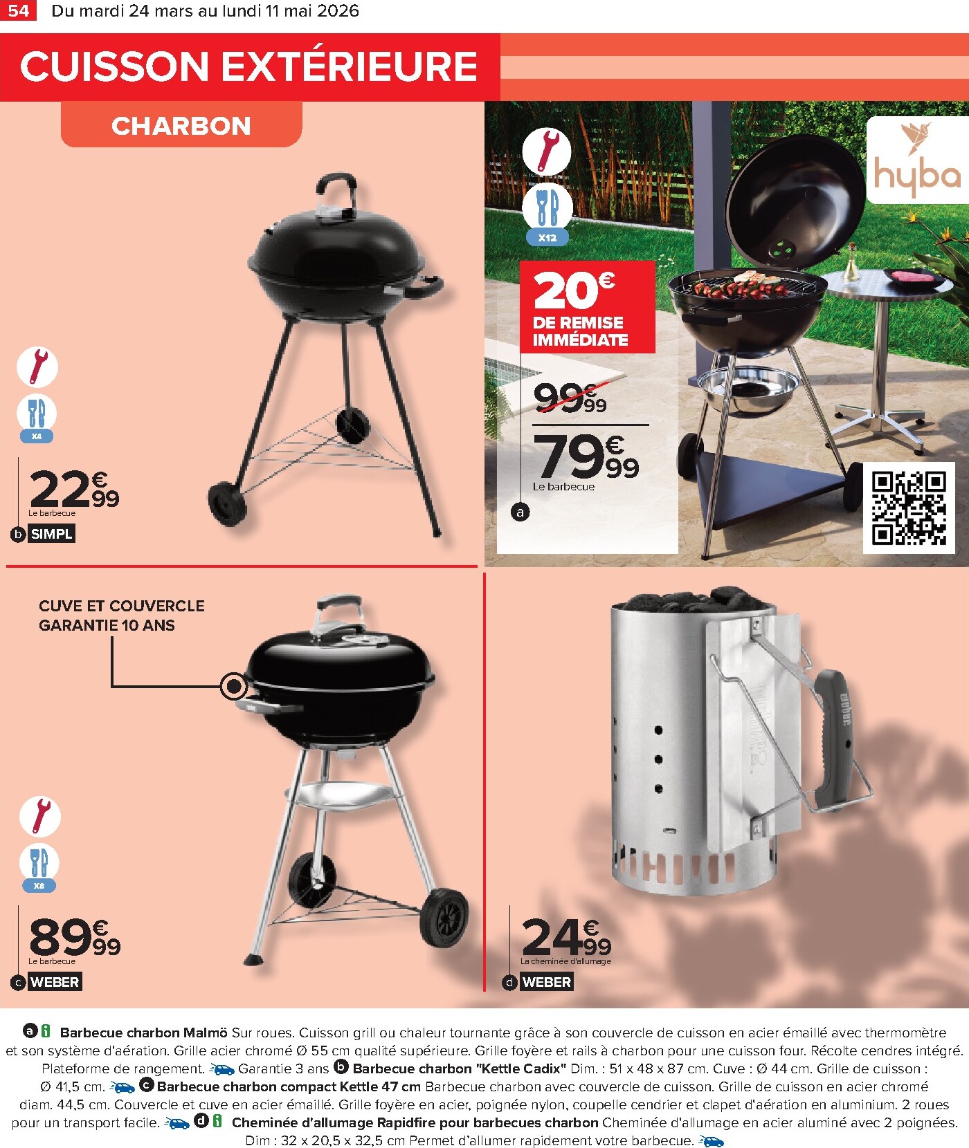 carrefour - Catalogue Carrefour - Jardin là où la Vie se Cultive valable du 24/03/2026 au 11/05/2026 - page: 54