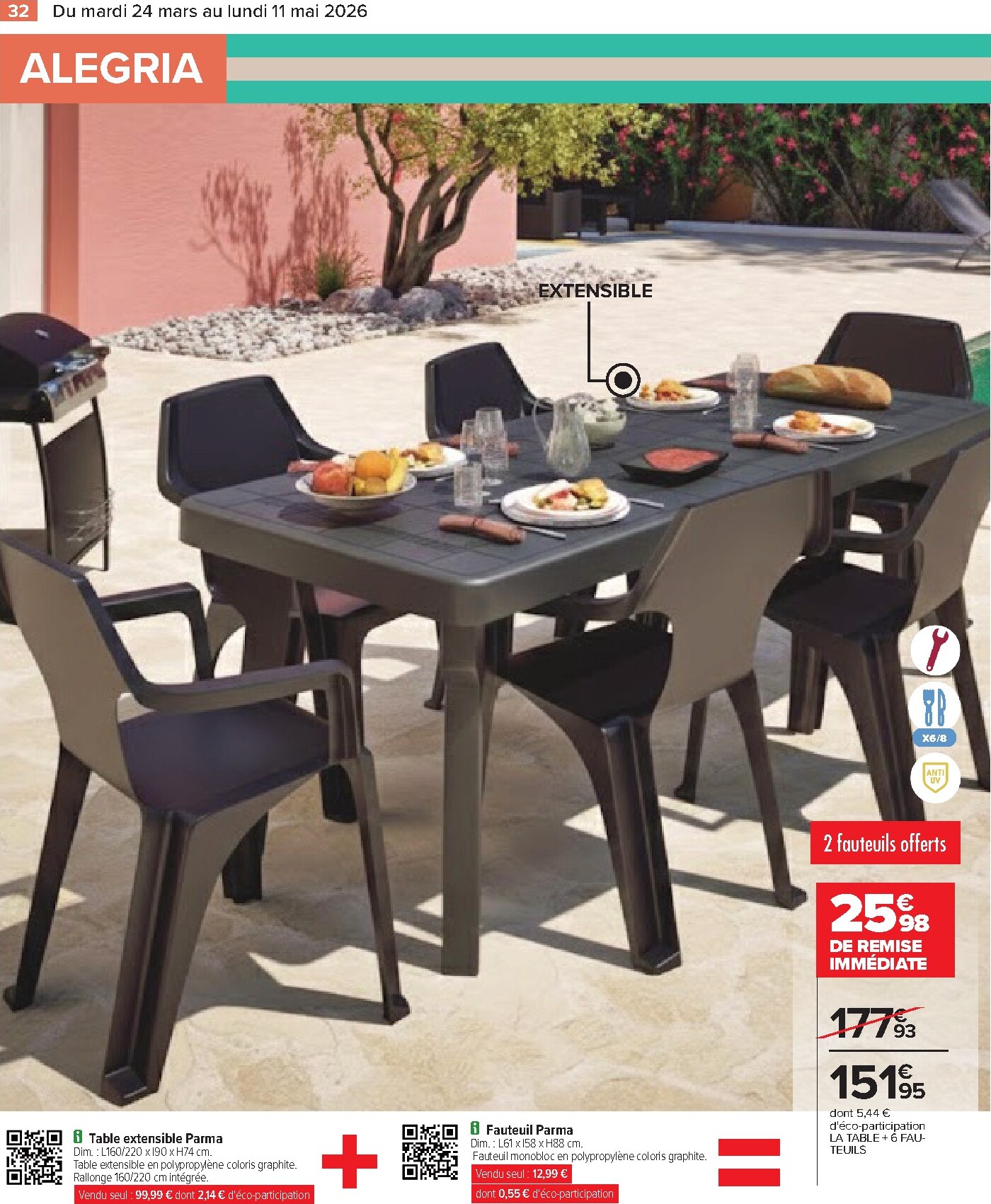 carrefour - Catalogue Carrefour - Jardin là où la Vie se Cultive valable du 24/03/2026 au 11/05/2026 - page: 32