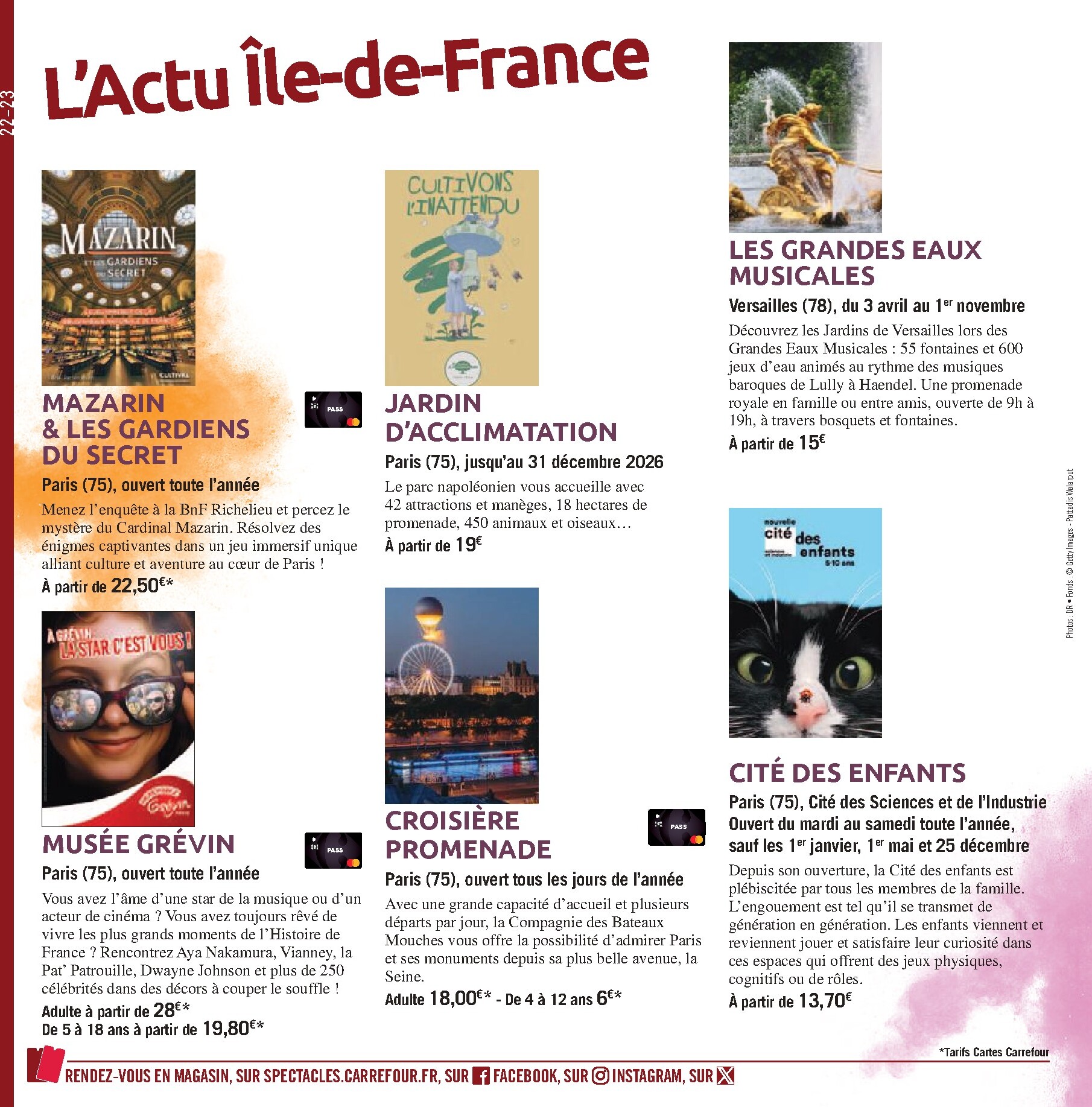 carrefour - Current Carrefour - Le Book des Sorties leaflet valid from du mercredi 01/04/2026 to du mercredi 30/09/2026 - page: 22