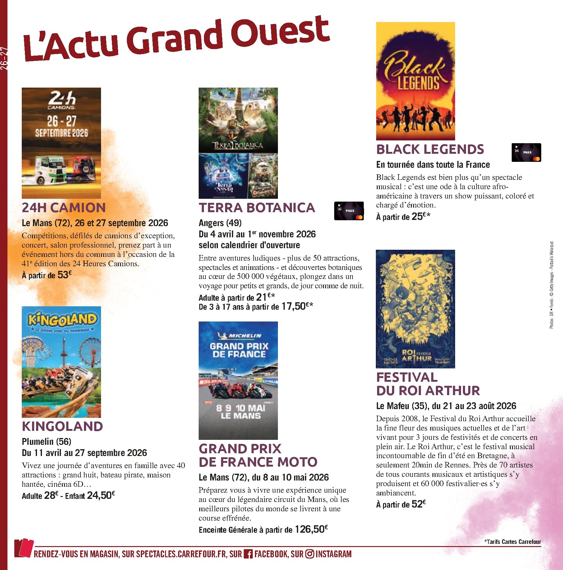 carrefour - Current Carrefour - Le Book des Sorties leaflet valid from du mercredi 01/04/2026 to du mercredi 30/09/2026 - page: 26