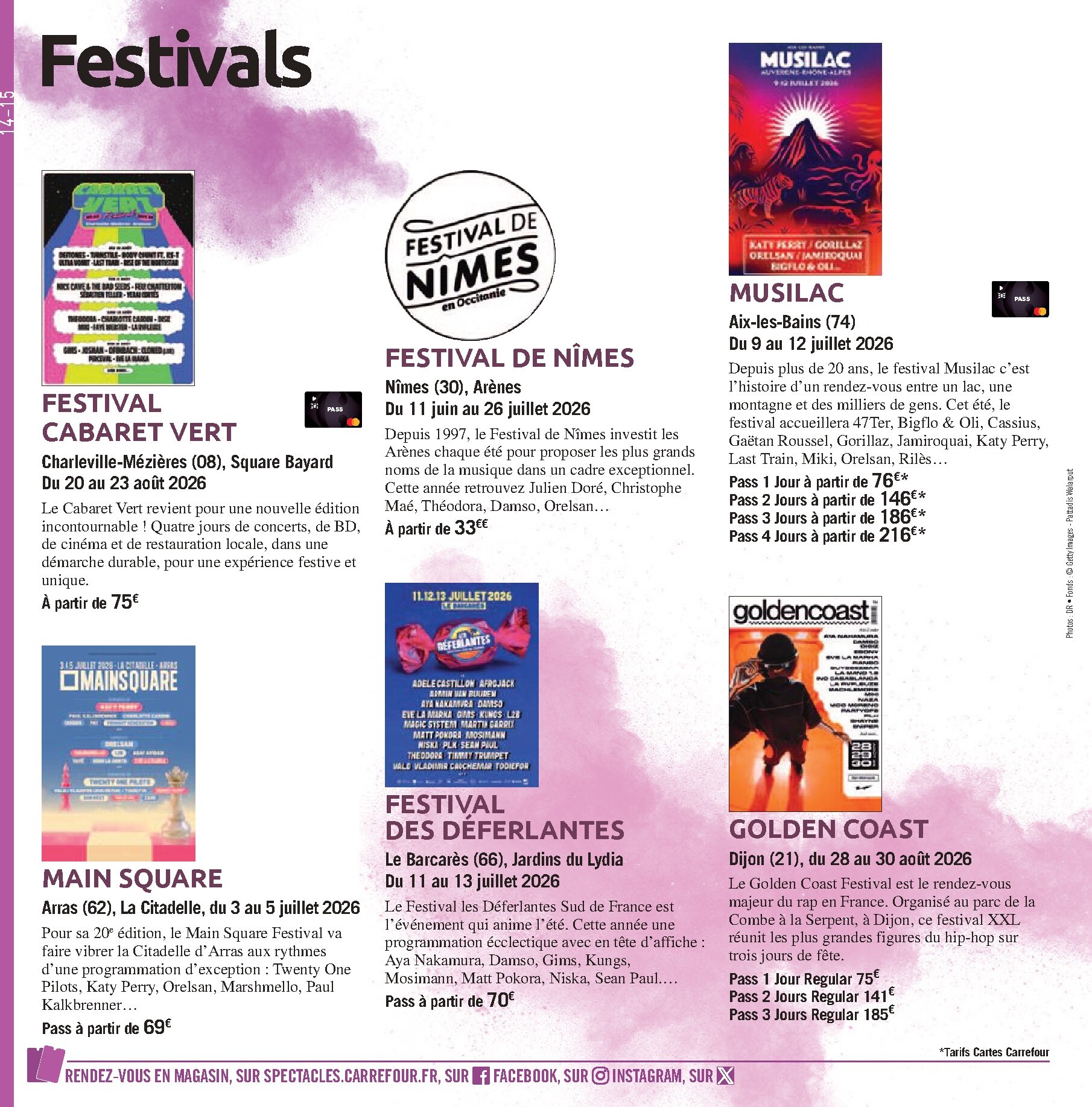 carrefour - Current Carrefour - Le Book des Sorties leaflet valid from du mercredi 01/04/2026 to du mercredi 30/09/2026 - page: 14