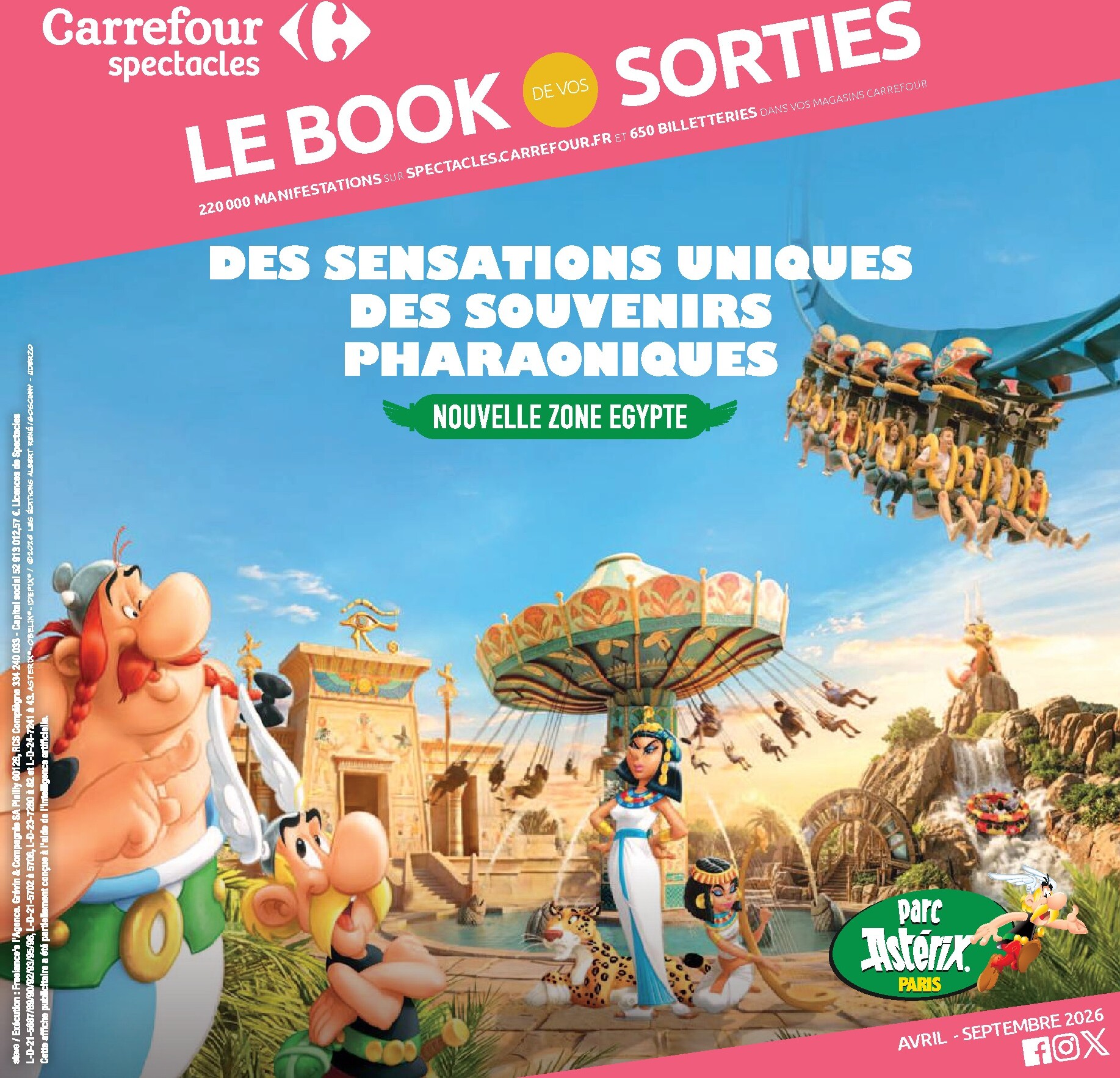carrefour - Current Carrefour - Le Book des Sorties leaflet valid from du mercredi 01/04/2026 to du mercredi 30/09/2026