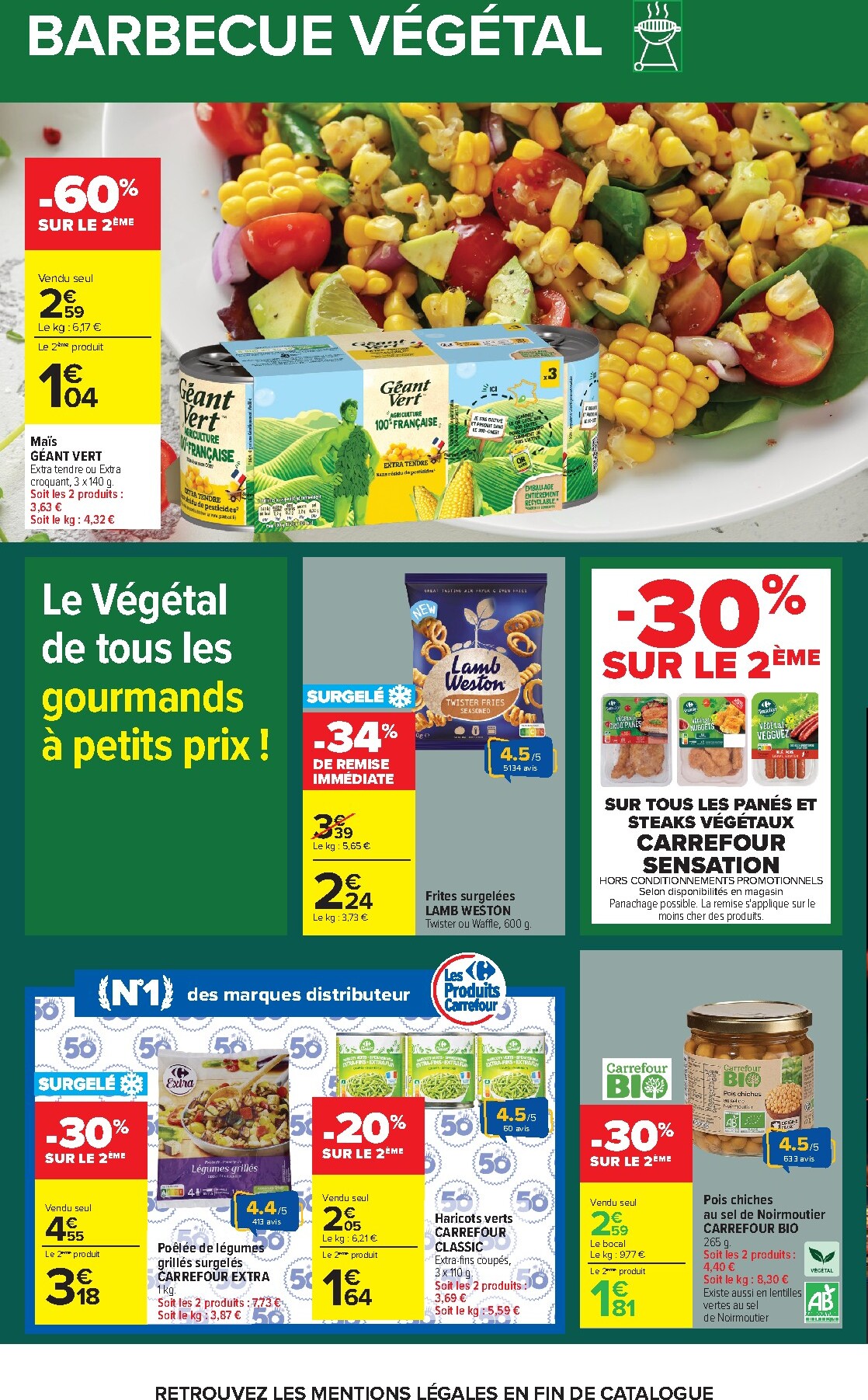 carrefour - Flyer Carrefour - Barbecue pour la semaine prochaine du du mardi 21/04/2026 au du lundi 04/05/2026 - page: 20