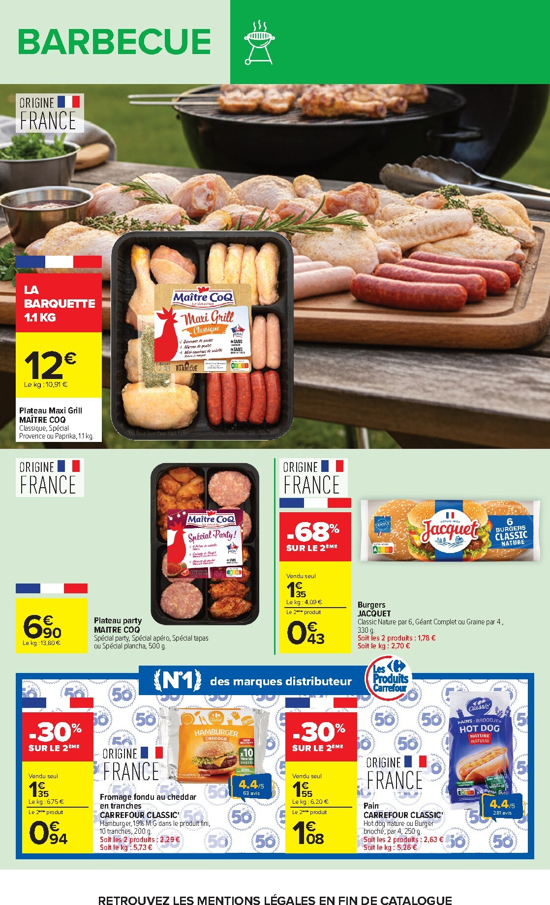carrefour - Flyer Carrefour - Barbecue pour la semaine prochaine du du mardi 21/04/2026 au du lundi 04/05/2026 - page: 14