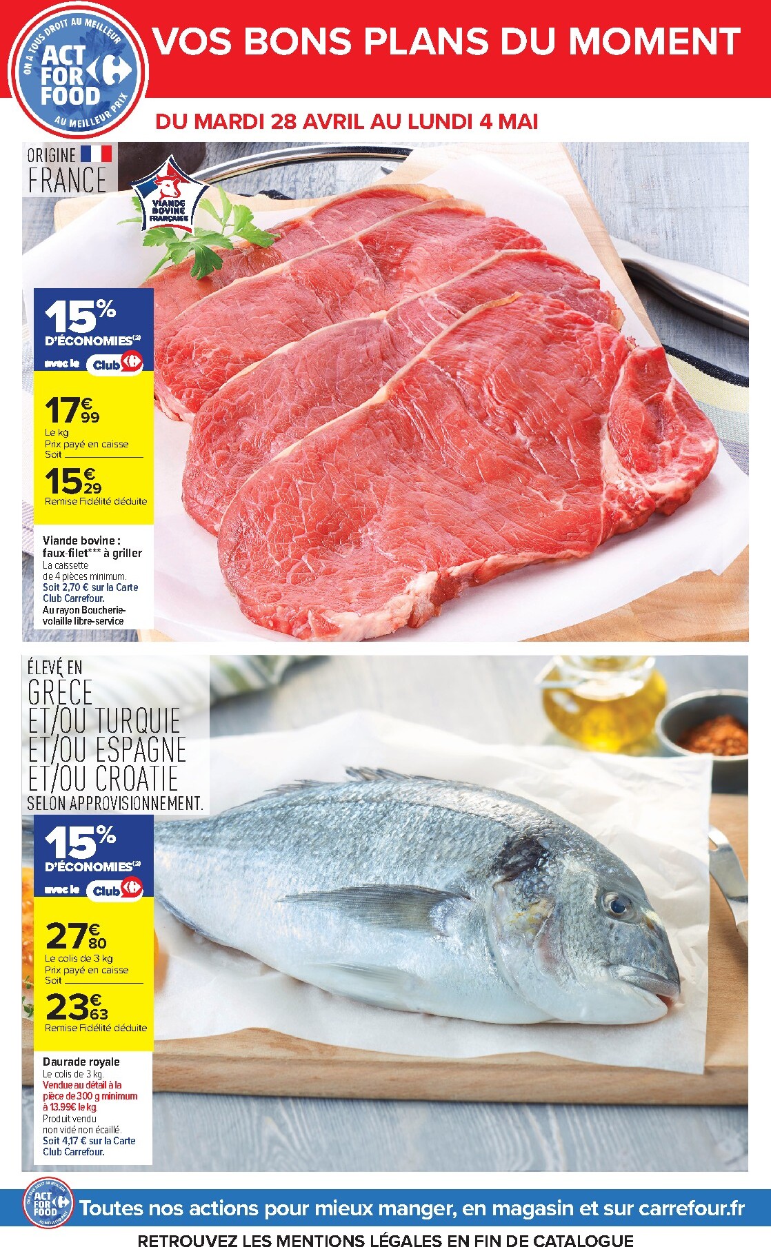 carrefour - Flyer Carrefour - Pique-Nique pour la semaine prochaine du du mardi 28/04/2026 au du lundi 11/05/2026 - page: 28