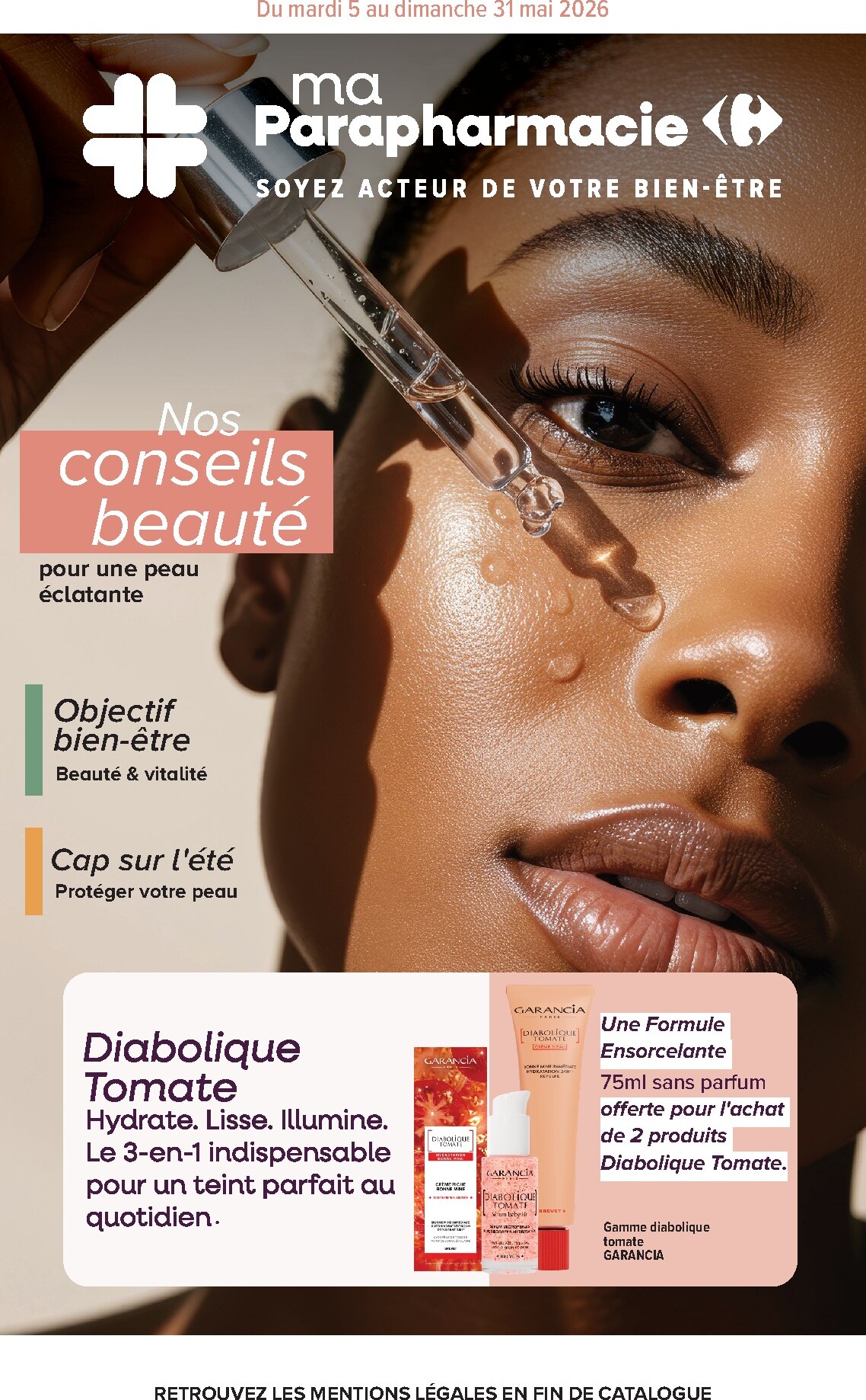 carrefour - Flyer Carrefour - Ma Parapharmacie, Soyez Acteurs de Votre Bien-Être pour la semaine prochaine du du mardi 05/05/2026 au du dimanche 31/05/2026