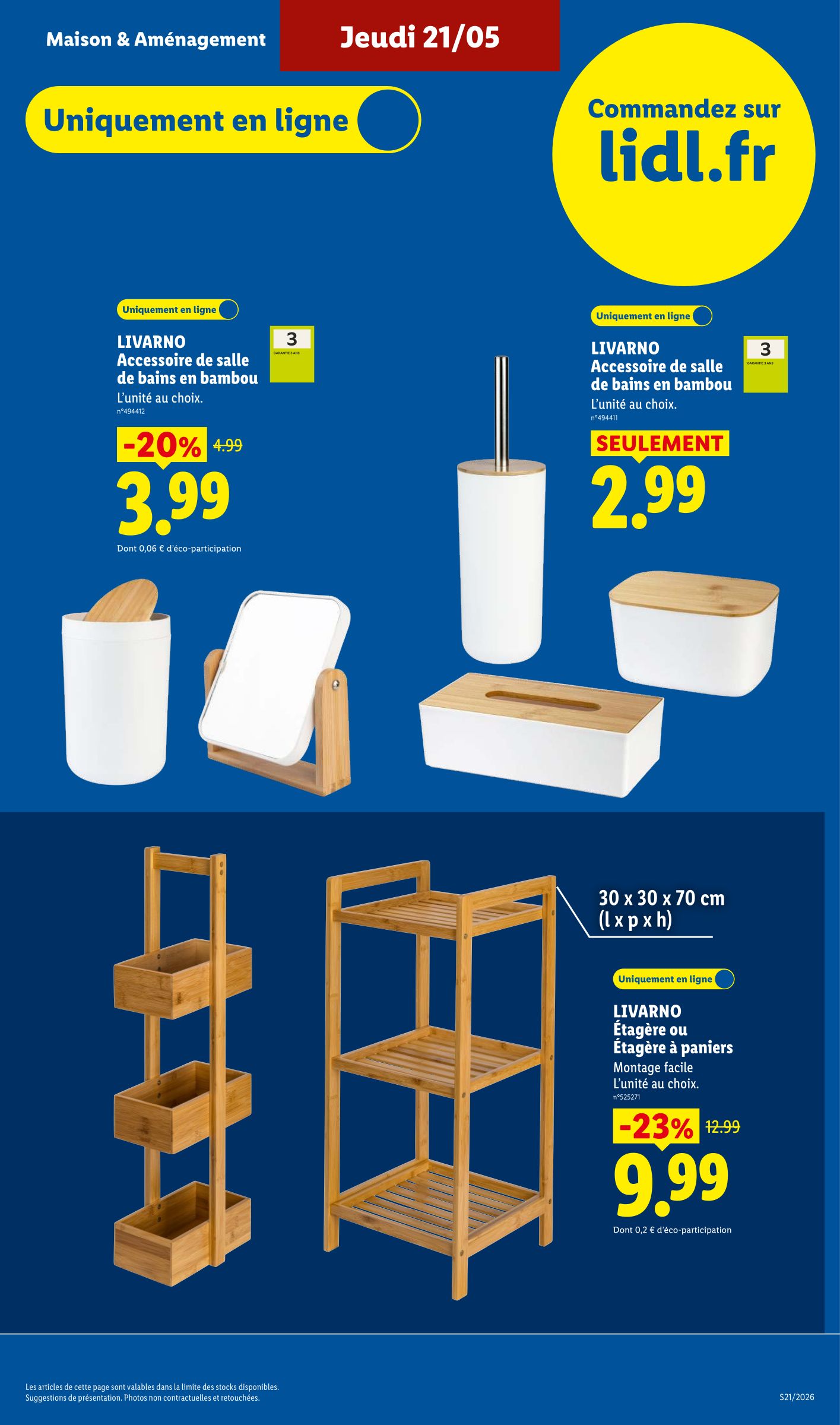 lidl - Current Lidl - Exclu Web leaflet valid from du lundi 18/05/2026 to de jeudi 21/05/2026 - page: 13