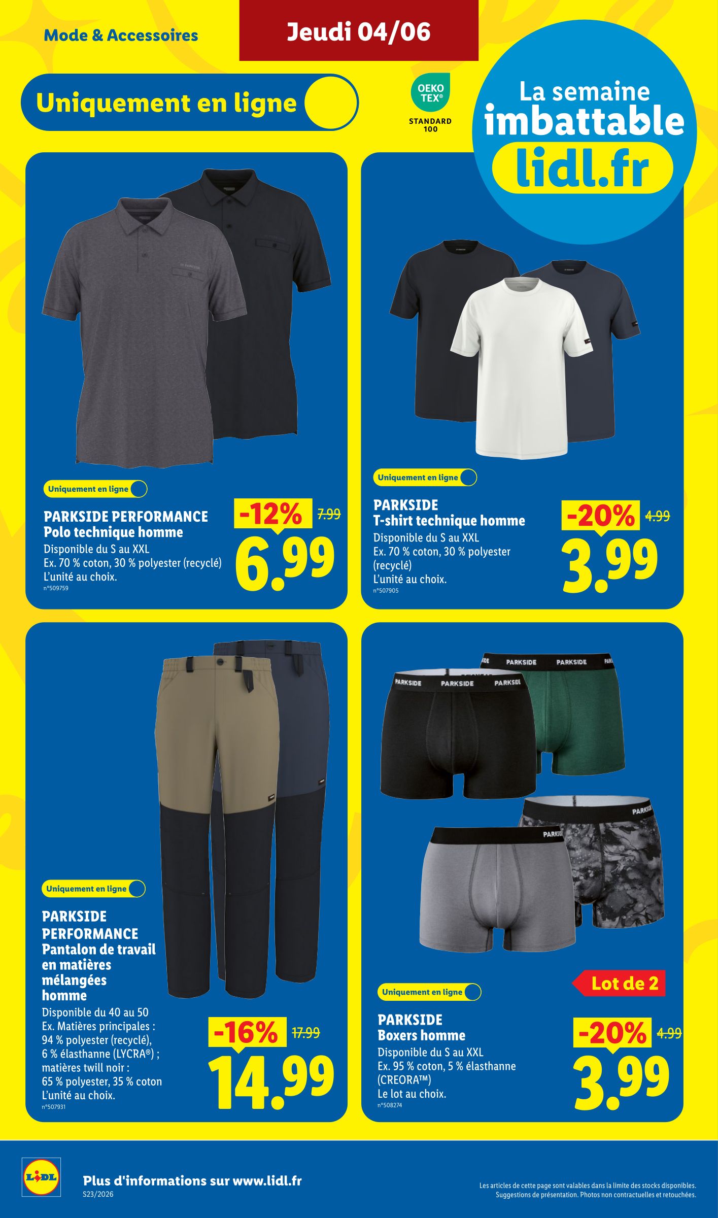 lidl - Current Lidl - Exclu Web leaflet valid from du lundi 01/06/2026 to de jeudi 04/06/2026 - page: 12